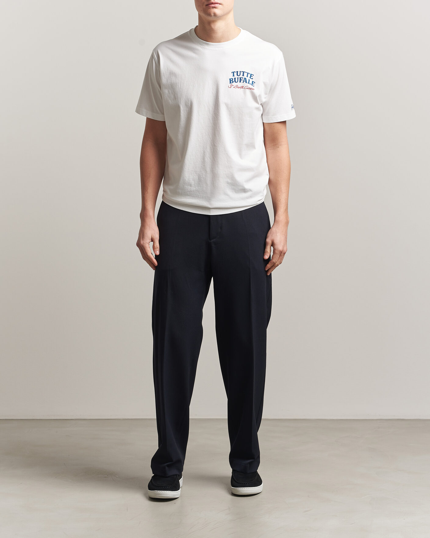 Heren | T-shirts | MC2 Saint Barth | Back Printed Cotton T-Shirt Bufale