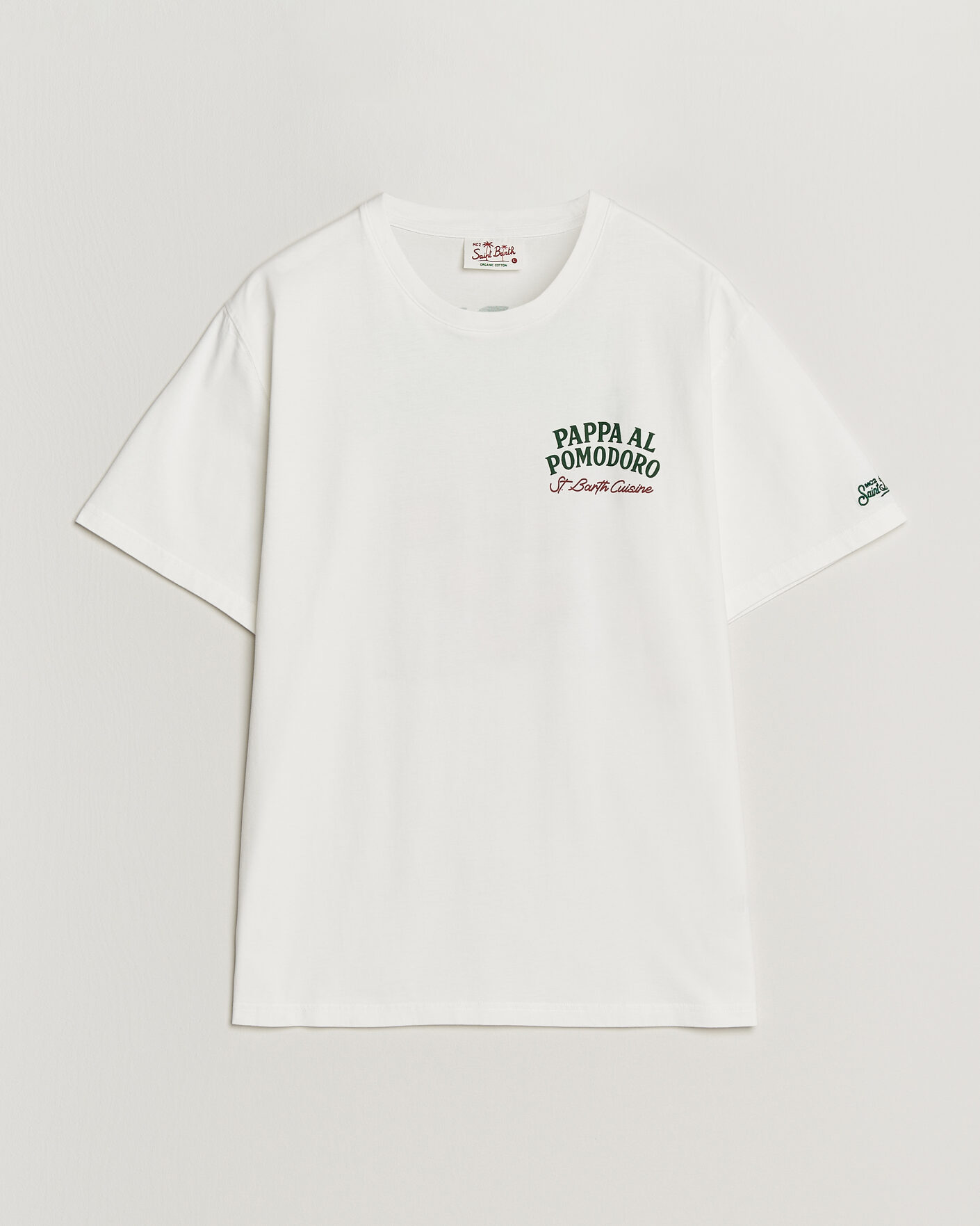 Heren | T-shirts | MC2 Saint Barth | Back Printed Cotton T-Shirt Pappa Pomodoro