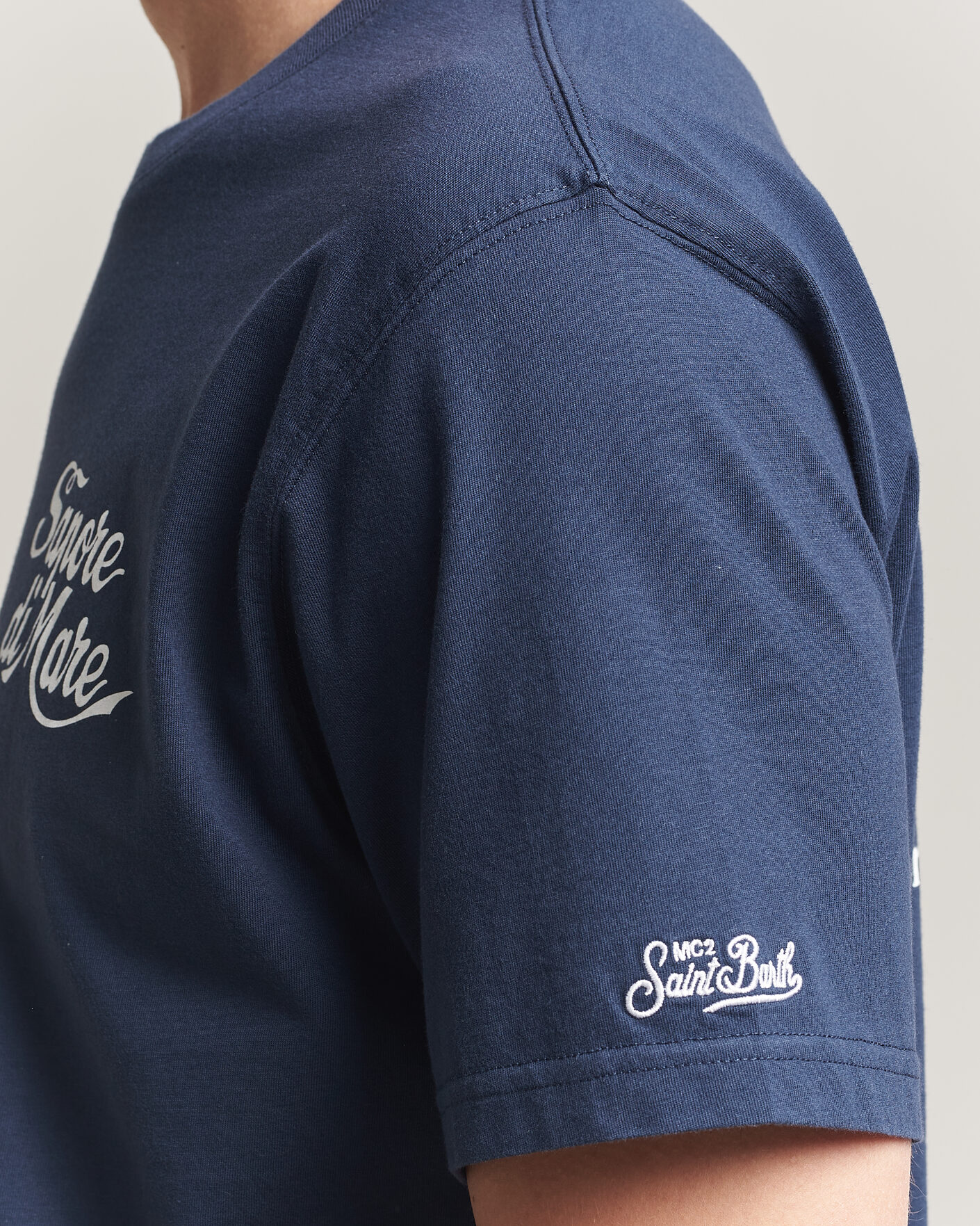 Heren | T-shirts | MC2 Saint Barth | Printed Cotton T-Shirt Sapore Di Mare