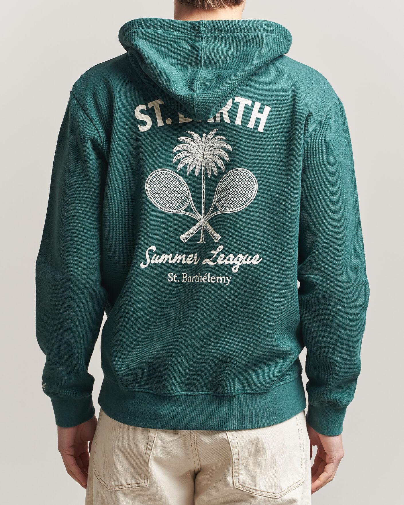 Heren | Truien | MC2 Saint Barth | Back Printed Hoodie Tennis League
