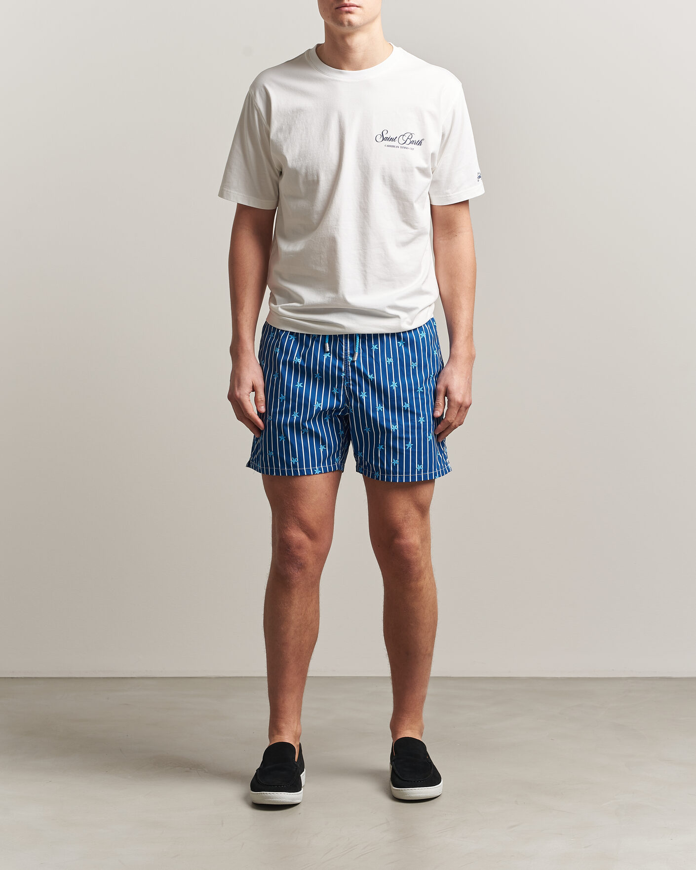 Heren | Zwembroek | MC2 Saint Barth | Printed Swim Shorts Blue Starfish
