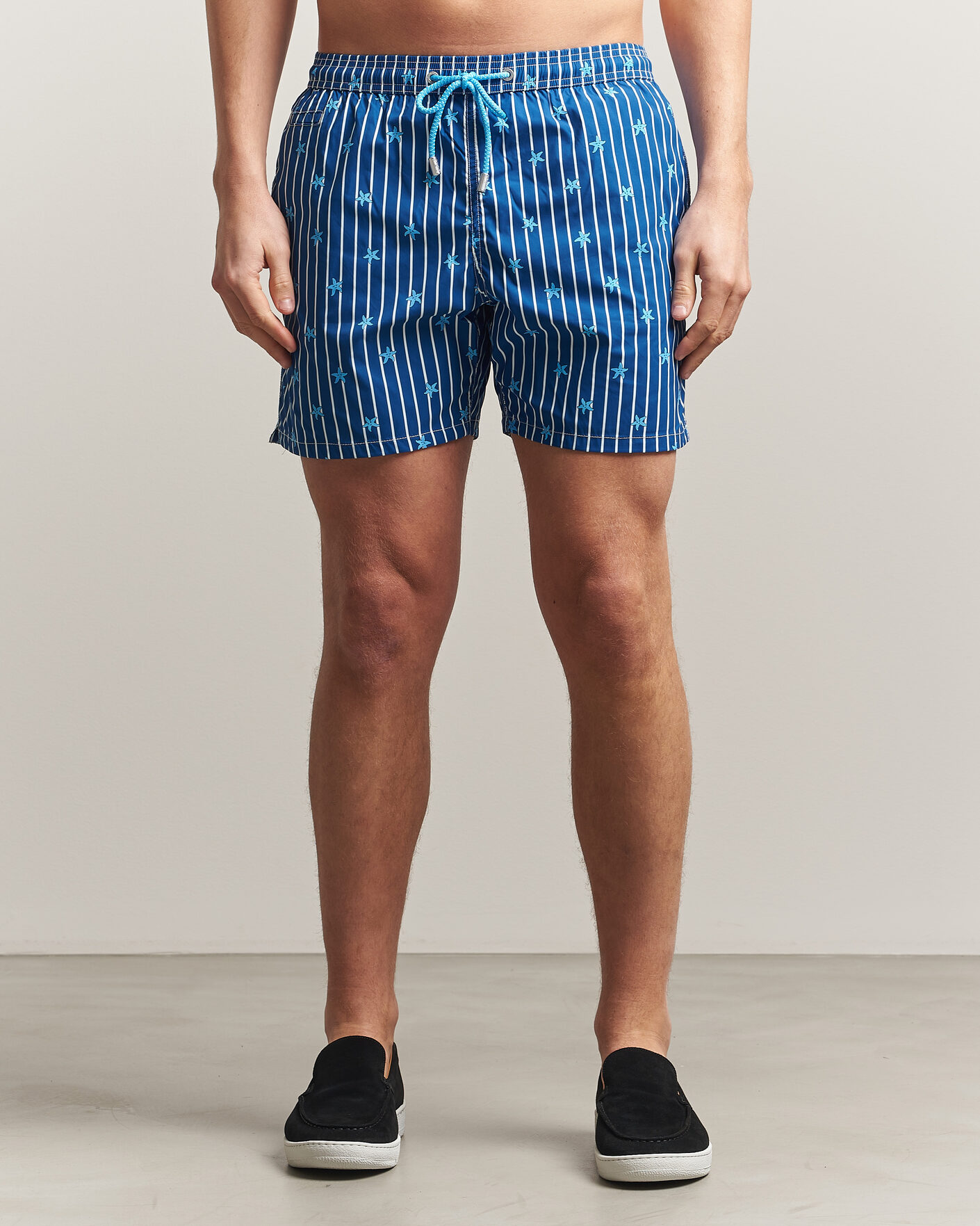 Heren | Zwembroek | MC2 Saint Barth | Printed Swim Shorts Blue Starfish
