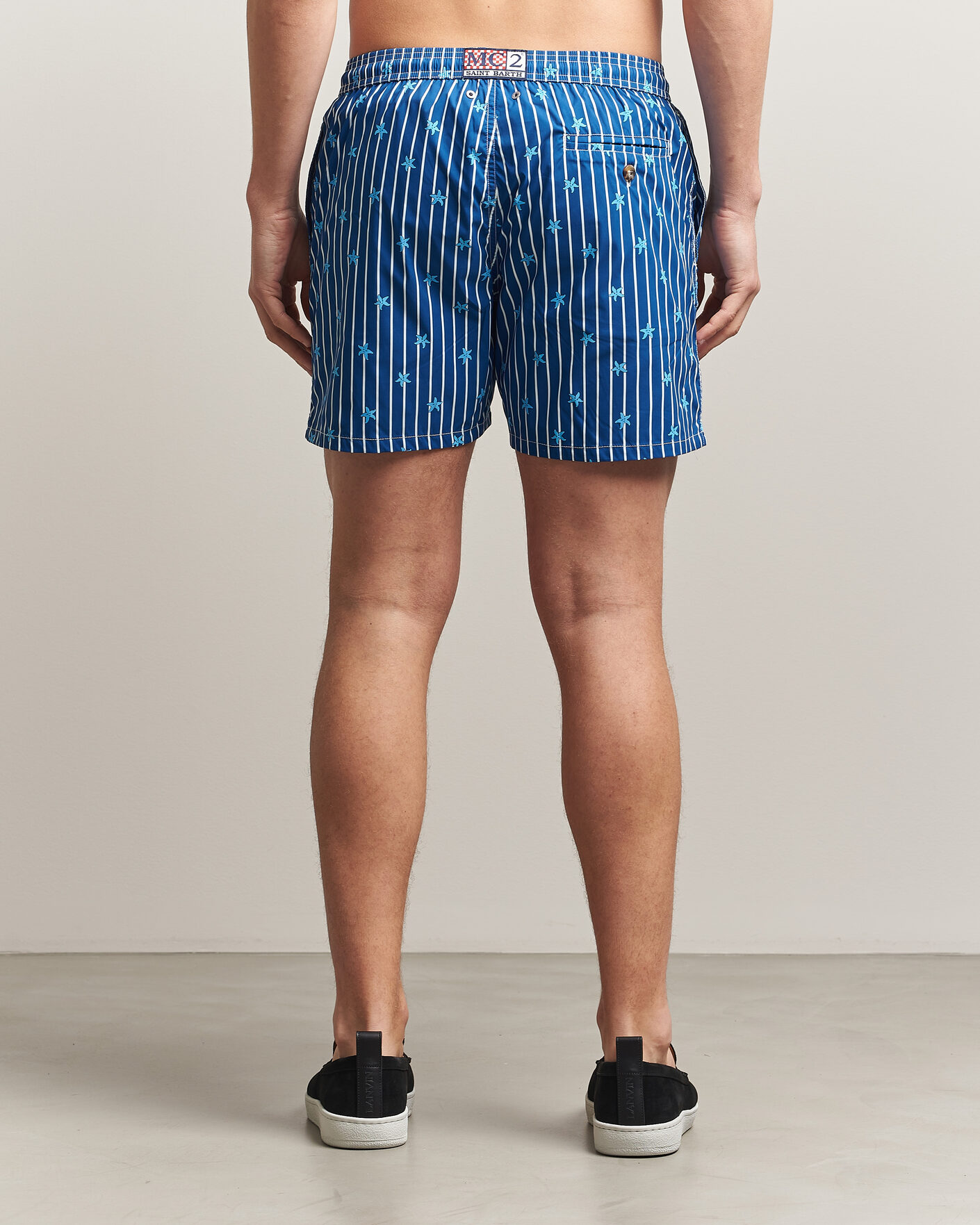 Heren | Zwembroek | MC2 Saint Barth | Printed Swim Shorts Blue Starfish