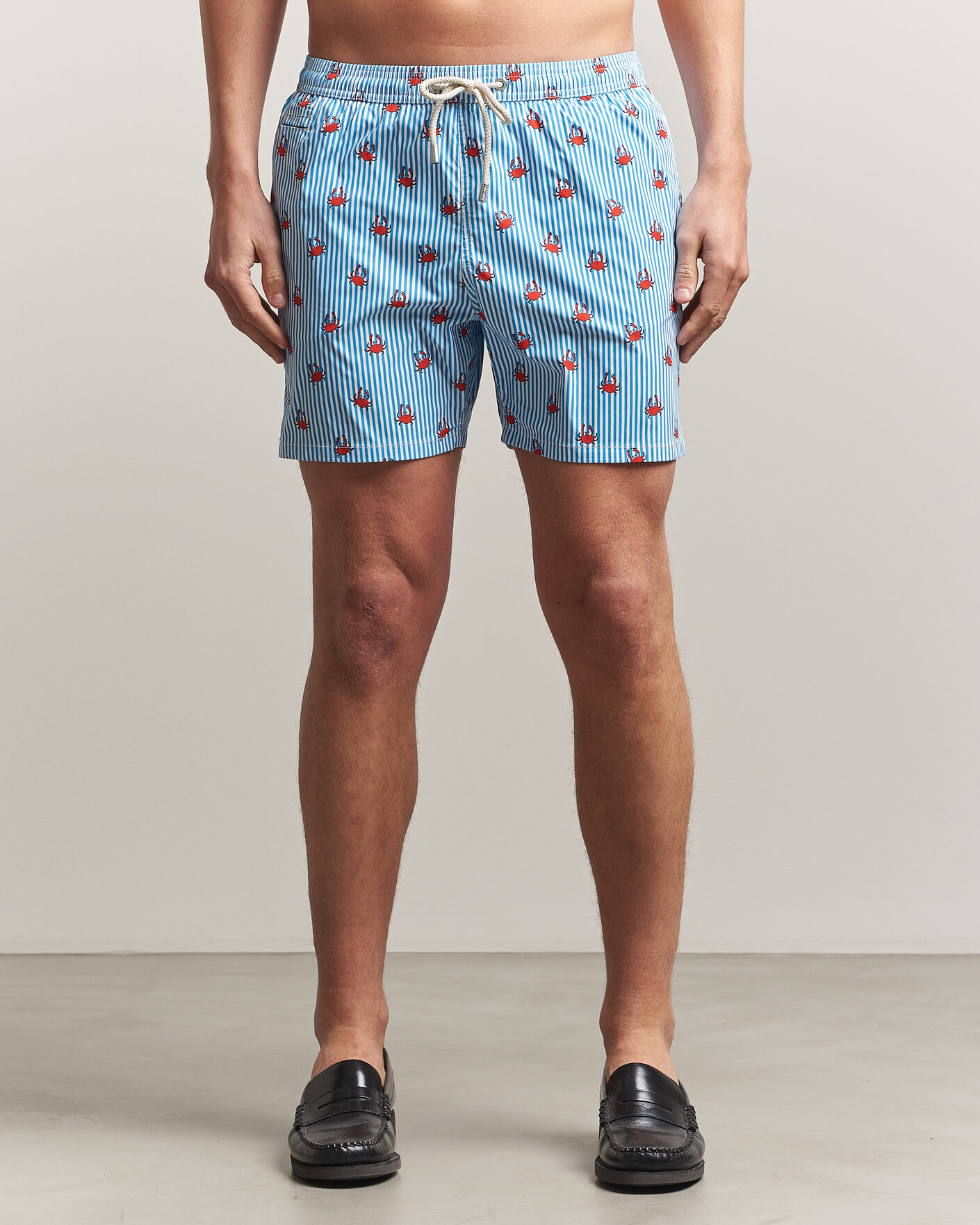 Heren | Zwembroek | MC2 Saint Barth | Printed Swim Shorts Blue Crabs