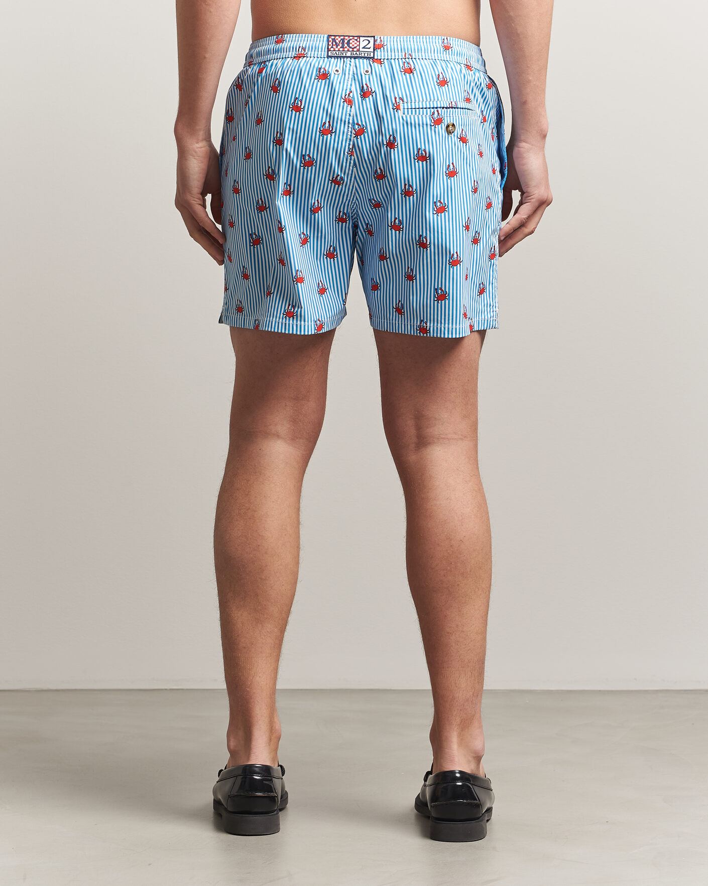 Heren | Zwembroek | MC2 Saint Barth | Printed Swim Shorts Blue Crabs