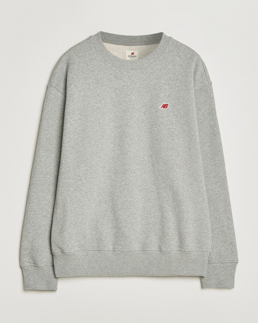 Heren | Truien | New Balance Made In US & UK | New Balance Made In USA Core Sweatshirt Athletic Grey