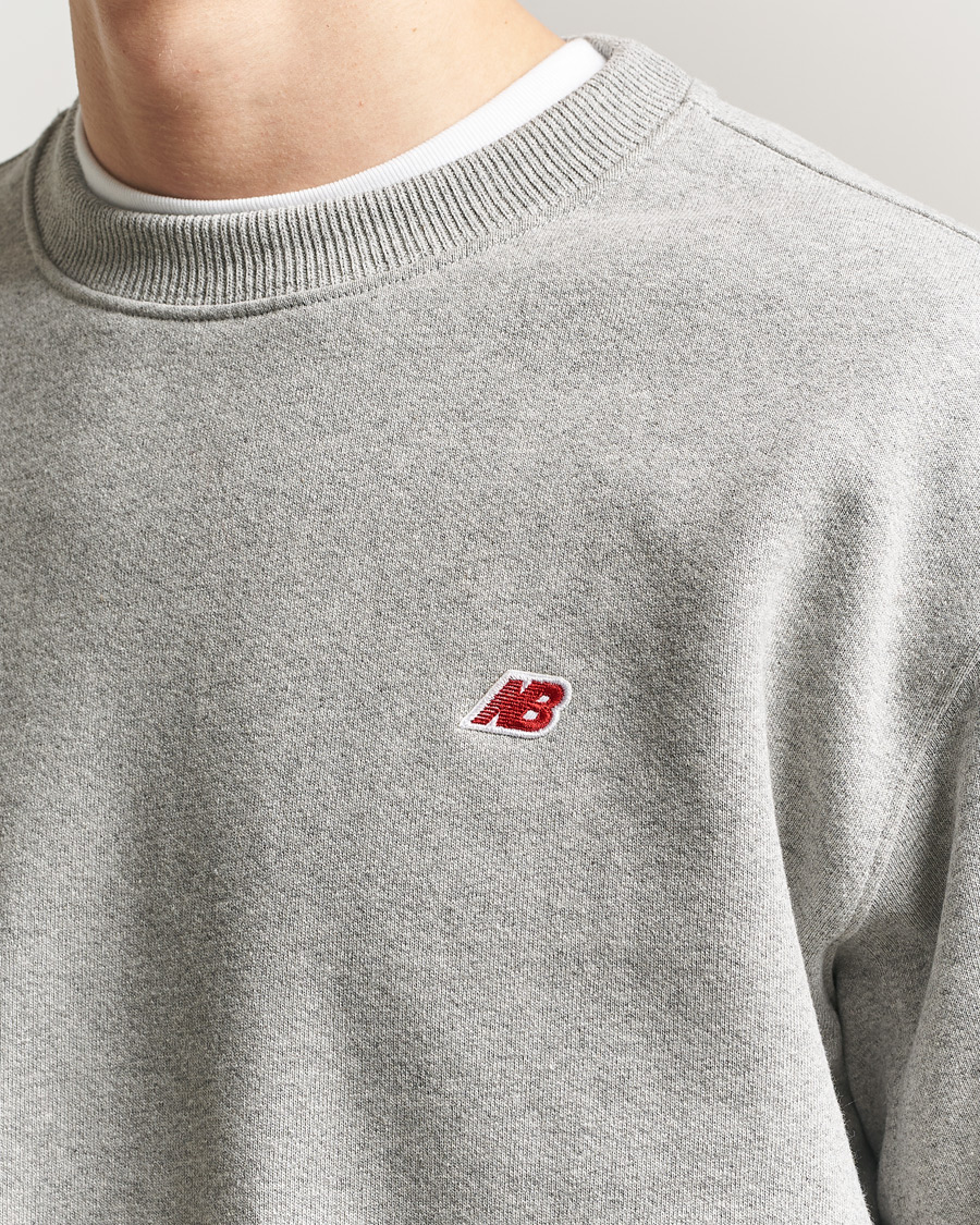 Heren | Truien | New Balance Made In US & UK | New Balance Made In USA Core Sweatshirt Athletic Grey