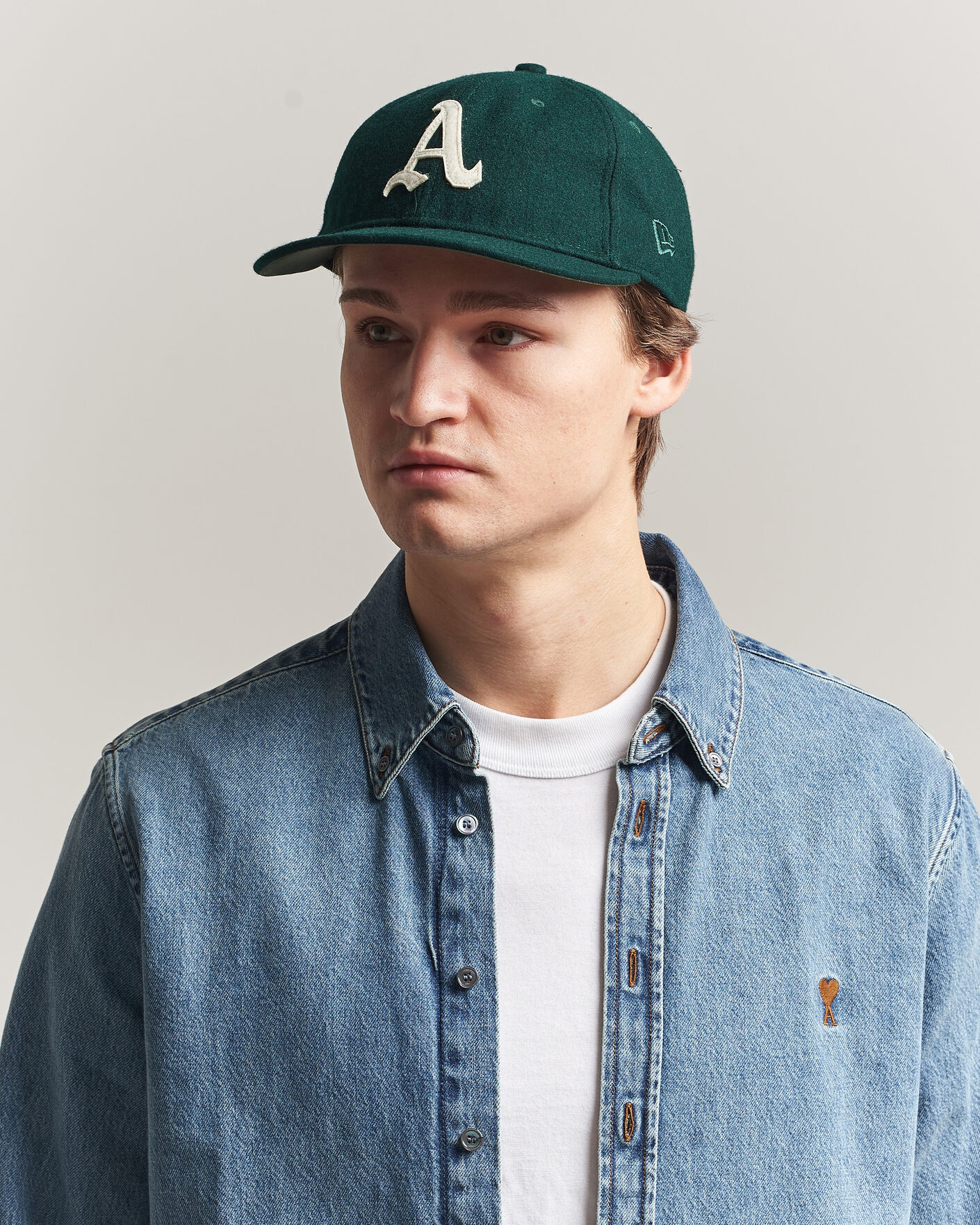 Heren | Hoeden en petten | New Era | Retro Crown 9Fifty Melton Wool Cap Oakland Athletics