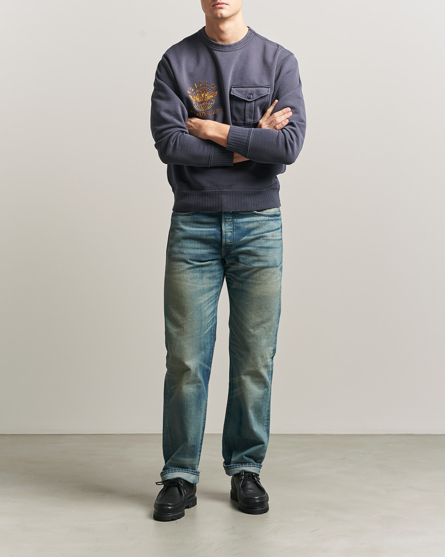 Heren | Jeans | RRL | Straight Fit 5-Pocket Denim Milner Wash