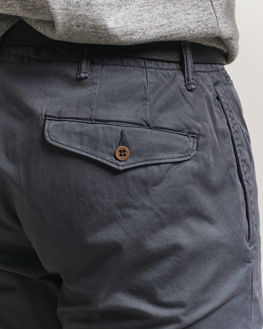 Heren | Broeken | RRL | Officers Flat Pants Navy