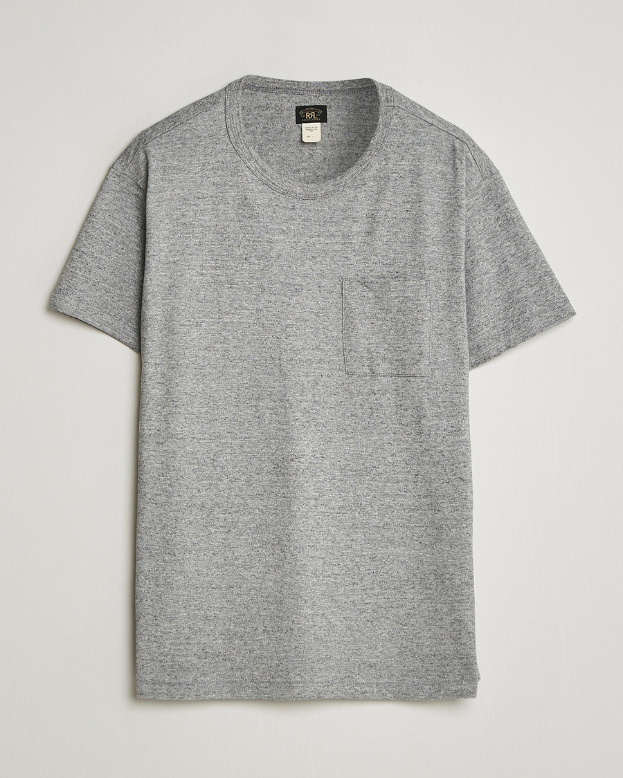 Heren | T-shirts | RRL | 2-Pack Pocket Tee Heather Grey