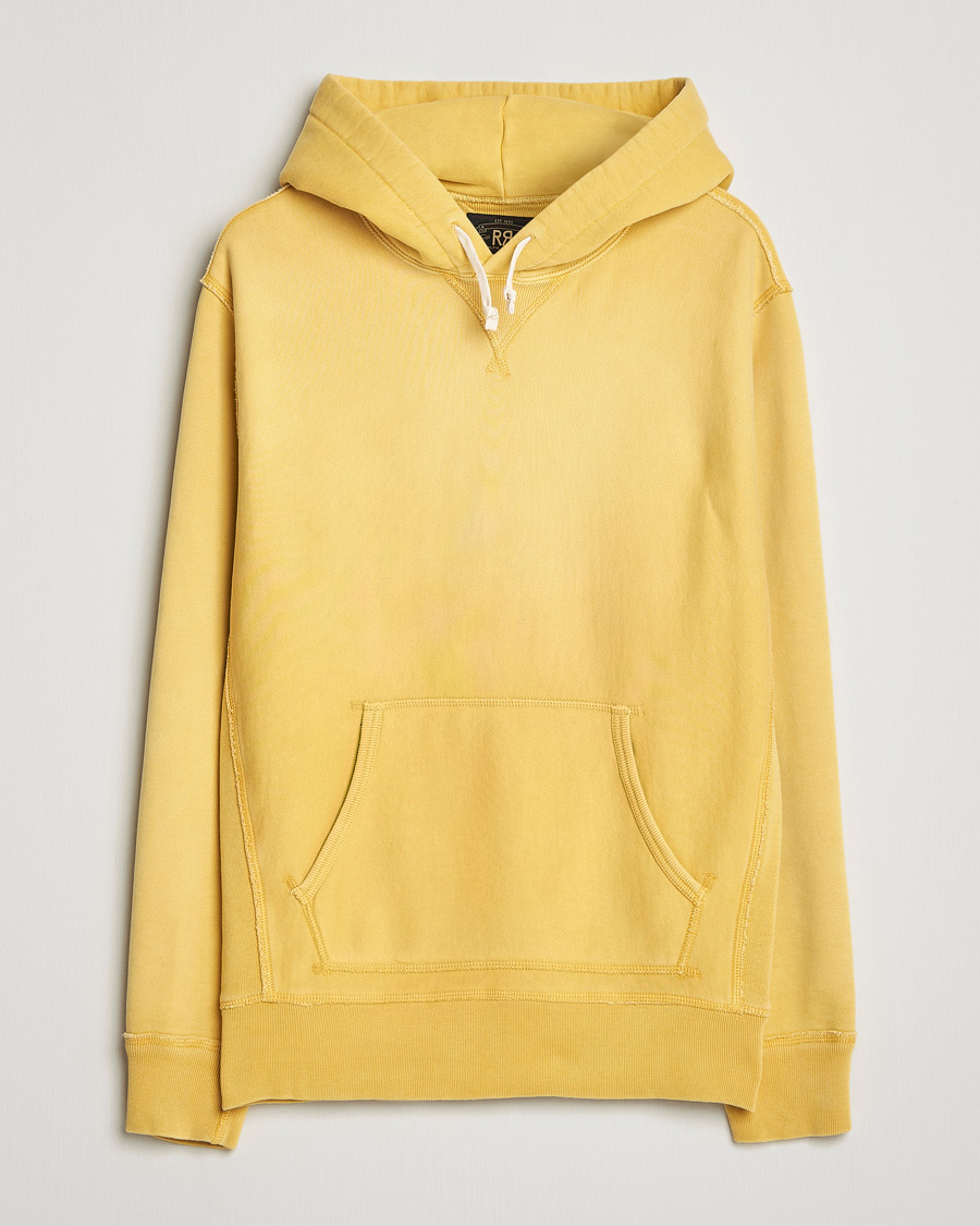 Heren | Truien | RRL | Hooded Sweatshirt Campus Yellow