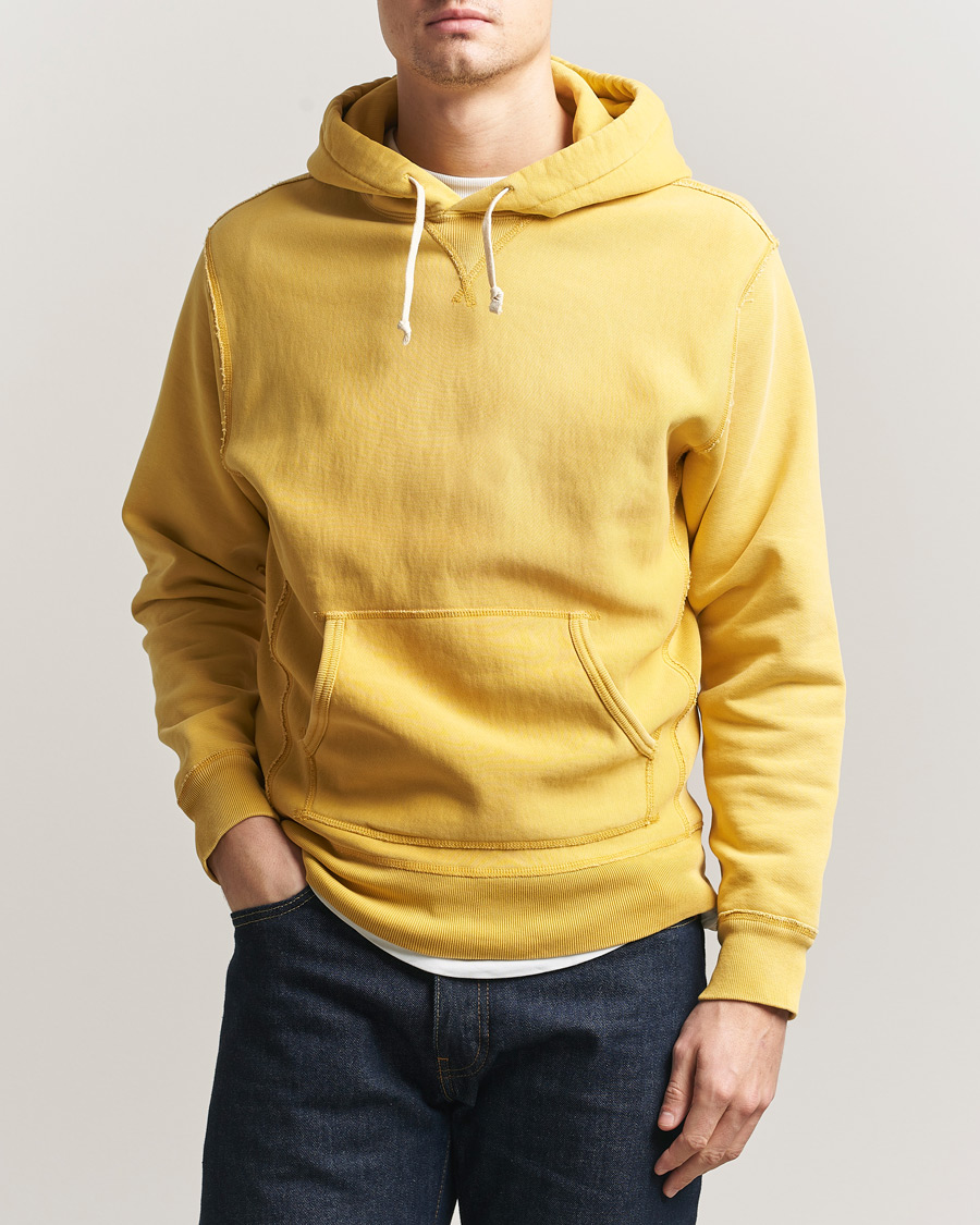 Heren | Truien | RRL | Hooded Sweatshirt Campus Yellow