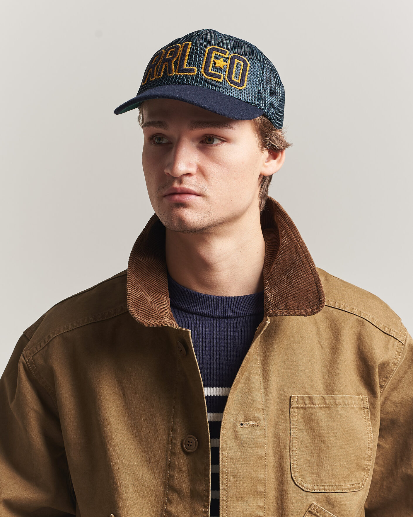 Heren | Hoeden en petten | RRL | Mesh Trucker Cap Navy
