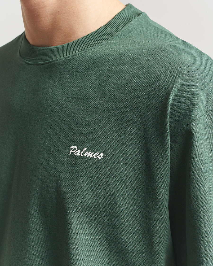 Heren | T-shirts | Palmes | Stitch T-Shirt Dark Green