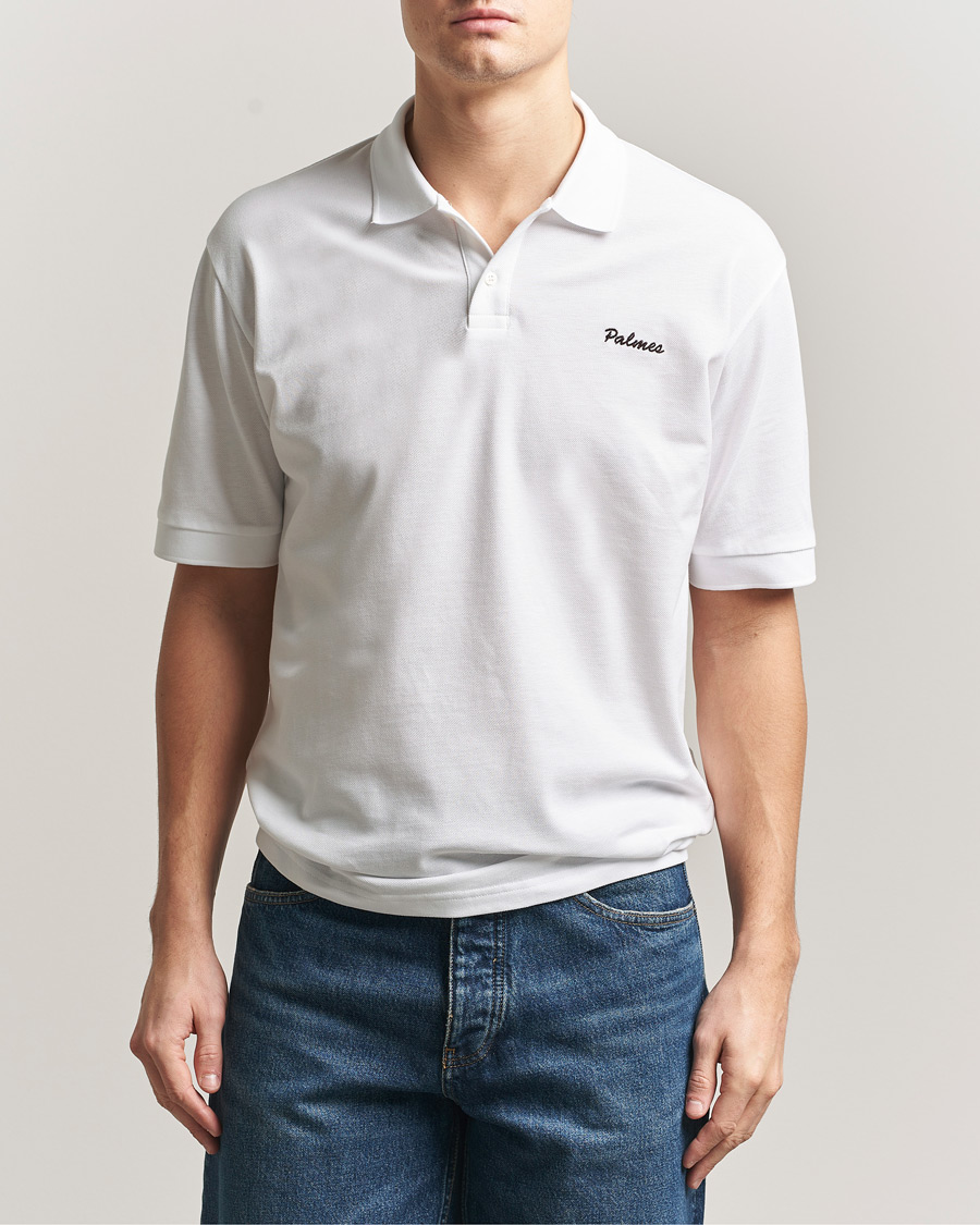 Heren | Polo's | Palmes | Stitch Piquet Polo White