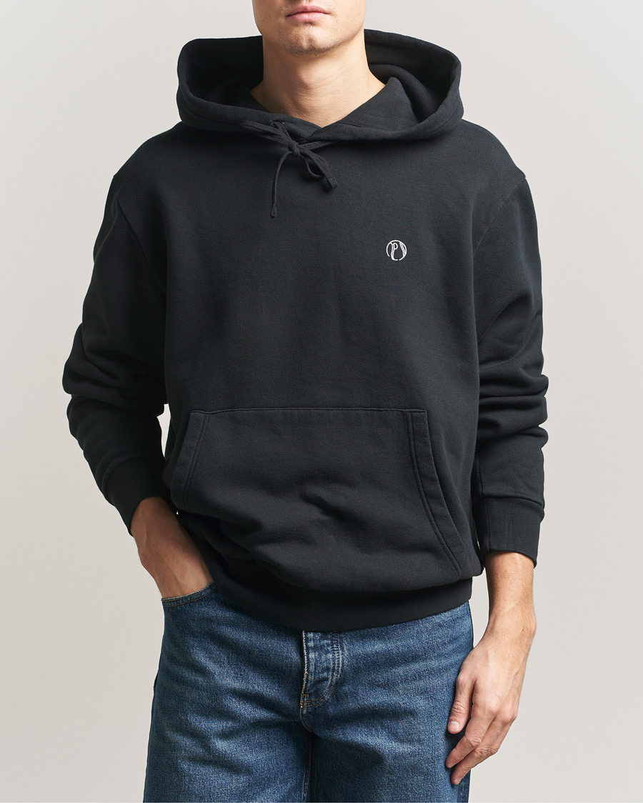 Heren | Truien | Palmes | Stitch Hooded Sweatshirt Black