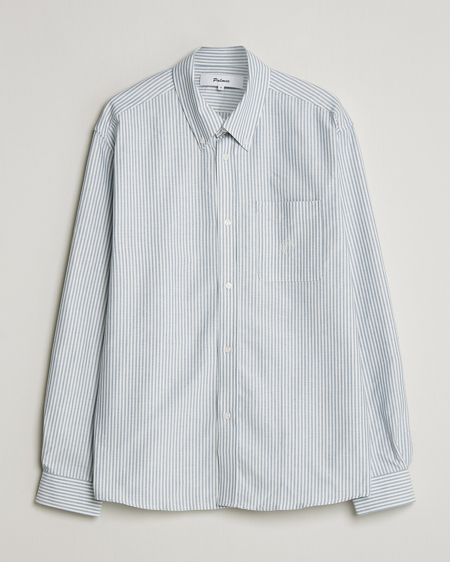 Heren | Overhemden | Palmes | Deuce Oxford Shirt Light Blue Stripe