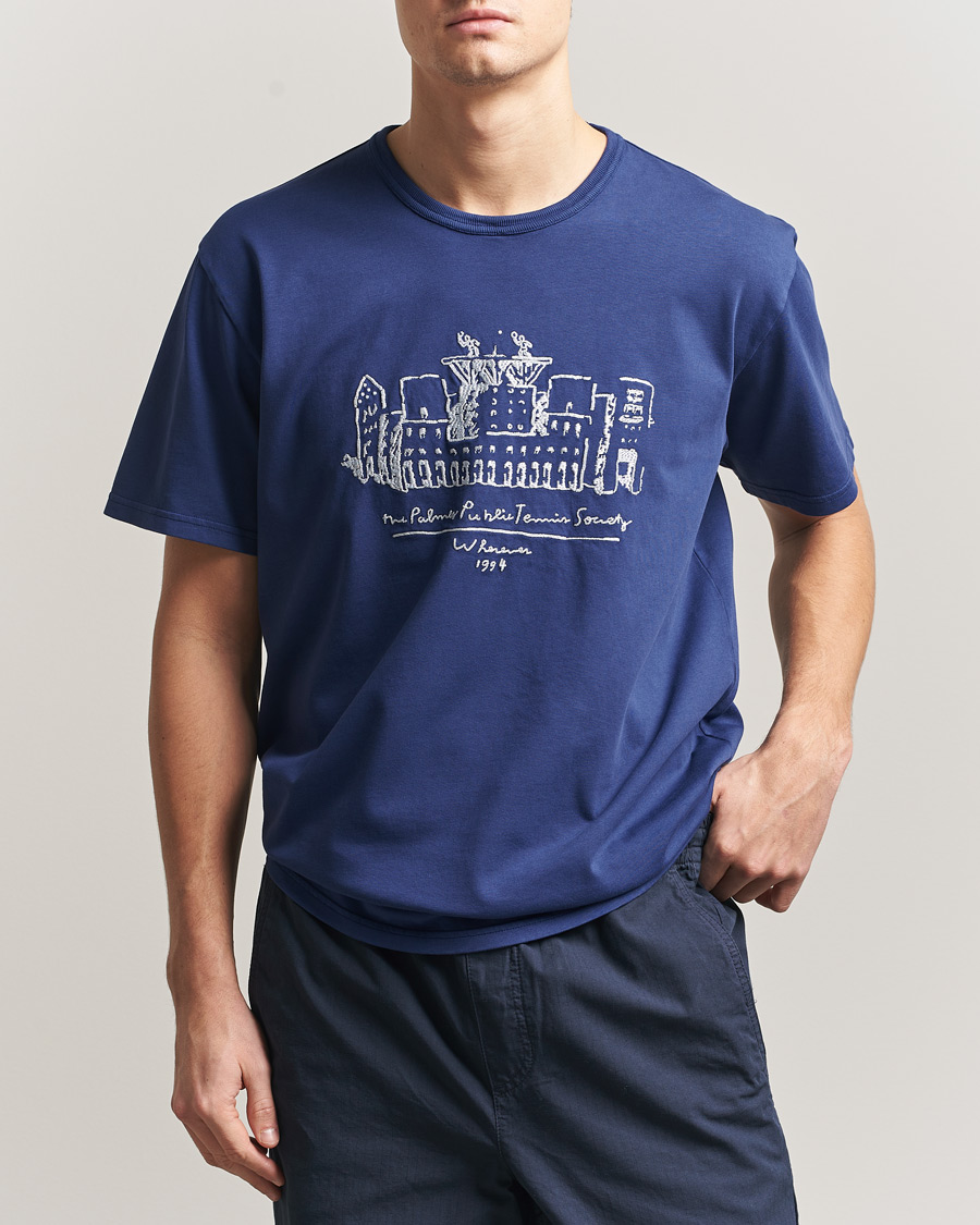 Heren | T-shirts | Palmes | Public T-Shirt Blue