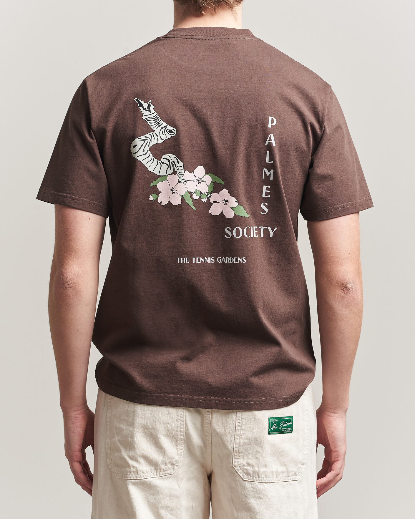 Heren | T-shirts | Palmes | Ramus Pocket T-Shirt Brown