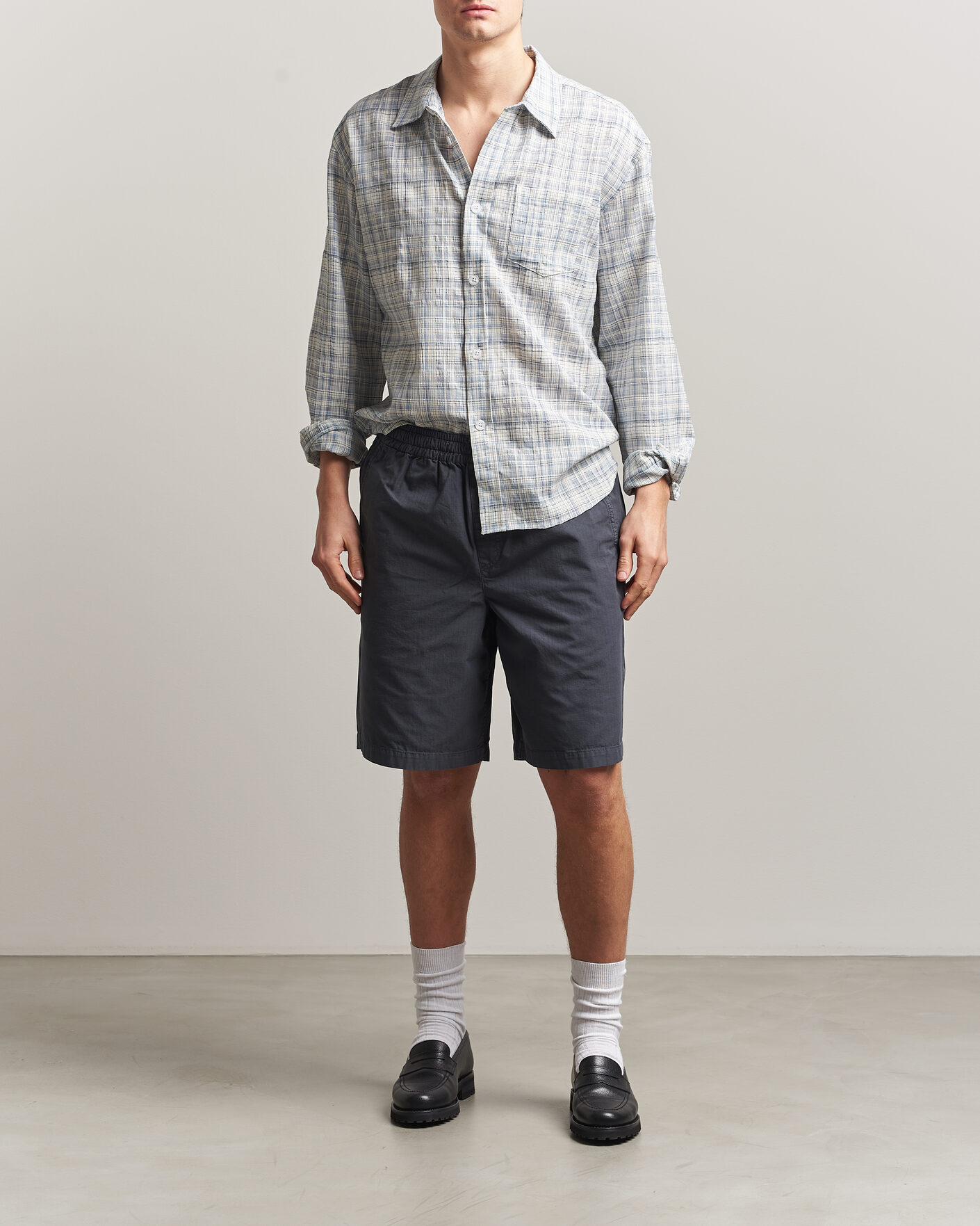 Heren | Korte broek | Palmes | Lucien Shorts Charcoal