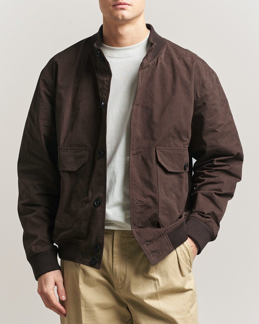 Heren | Jassen | Palmes | Waxed Cotton Jacket Brown