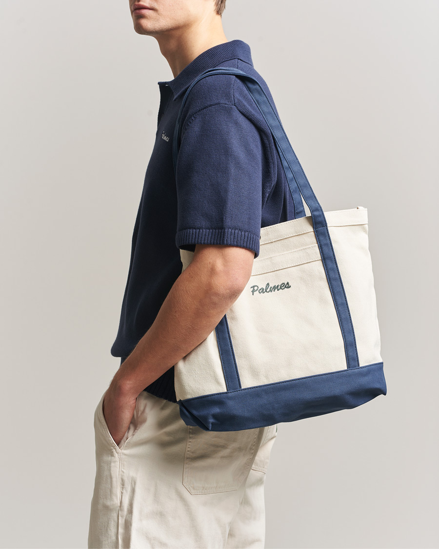 Heren | Tassen | Palmes | Stitch Tote Bag Off White