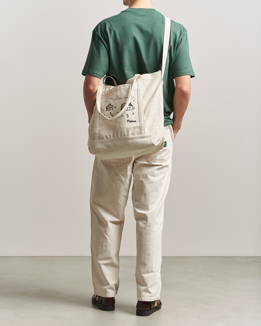 Heren | Tassen | Palmes | Sunshine Zip Tote Bag Off White