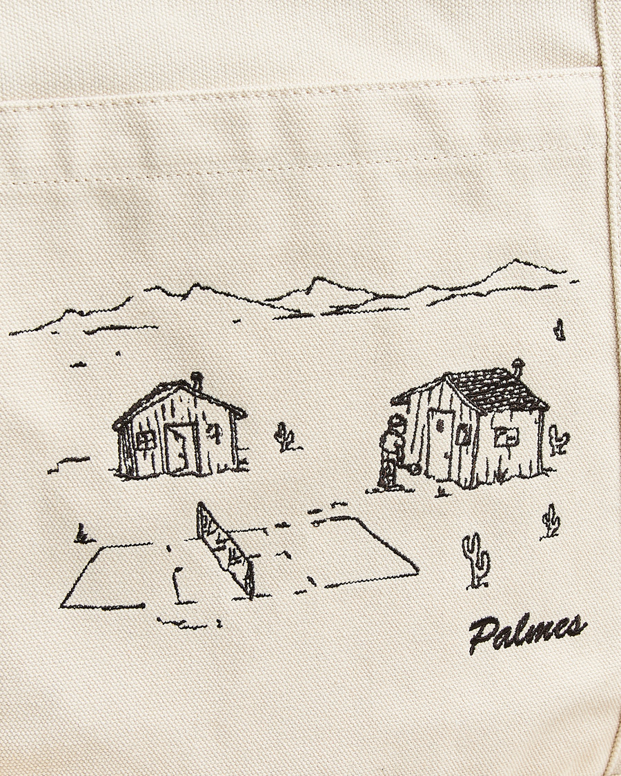 Heren | Tassen | Palmes | Sunshine Zip Tote Bag Off White