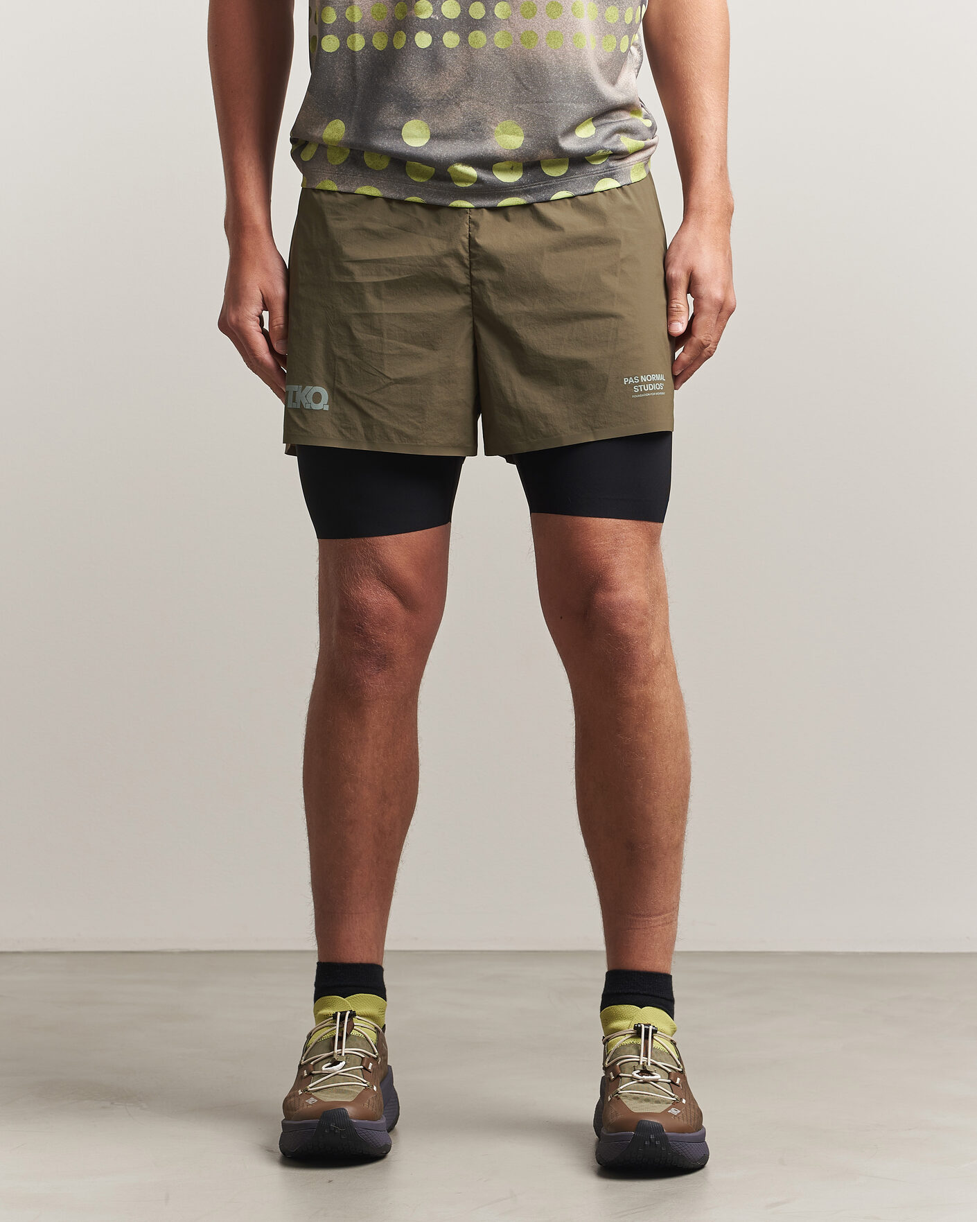 Heren | Korte broek | Pas Normal Studios | TKO Balance 2-in-1 Shorts Dark Stone