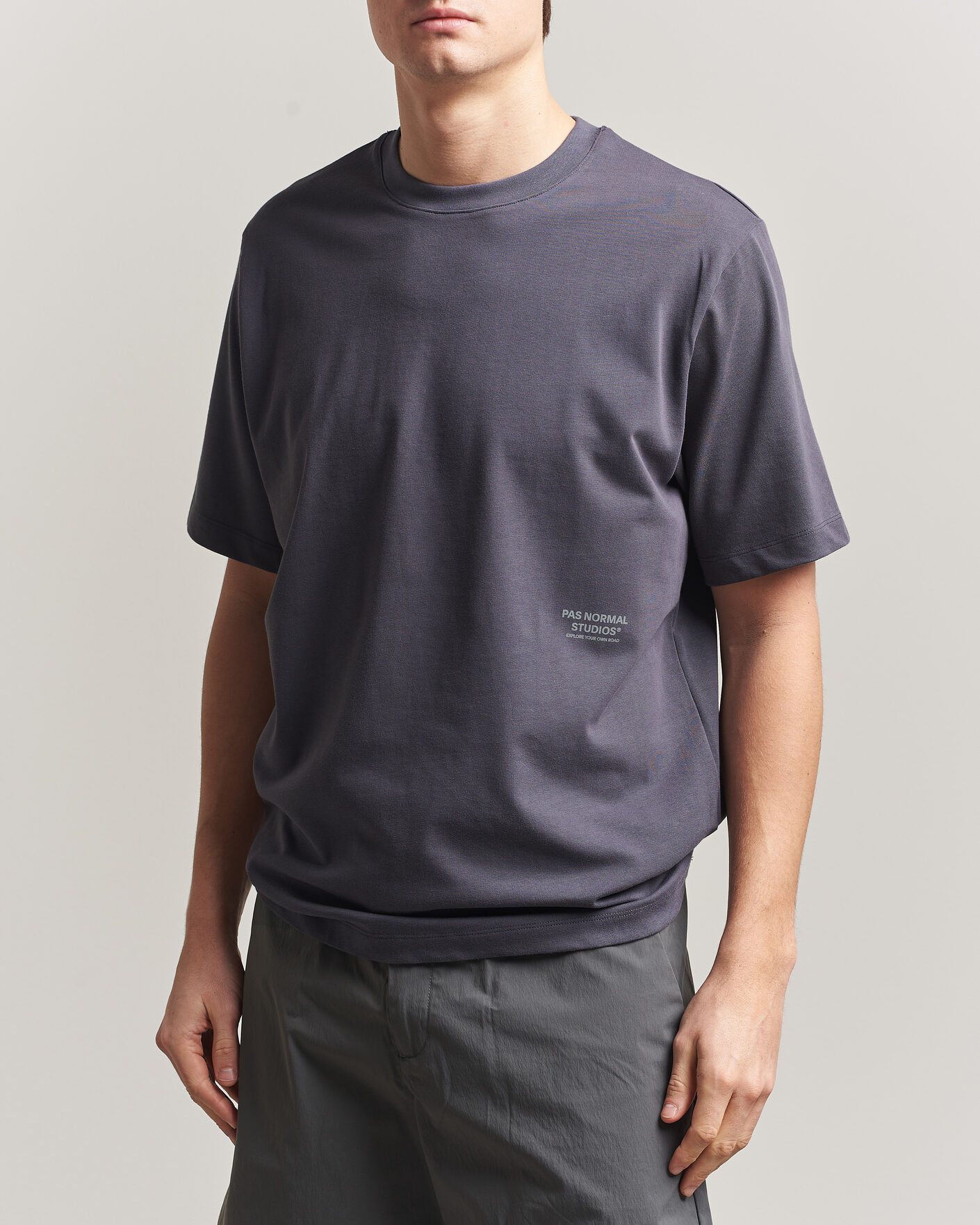 Heren | T-shirts | Pas Normal Studios | Off Race T-Shirt Steel