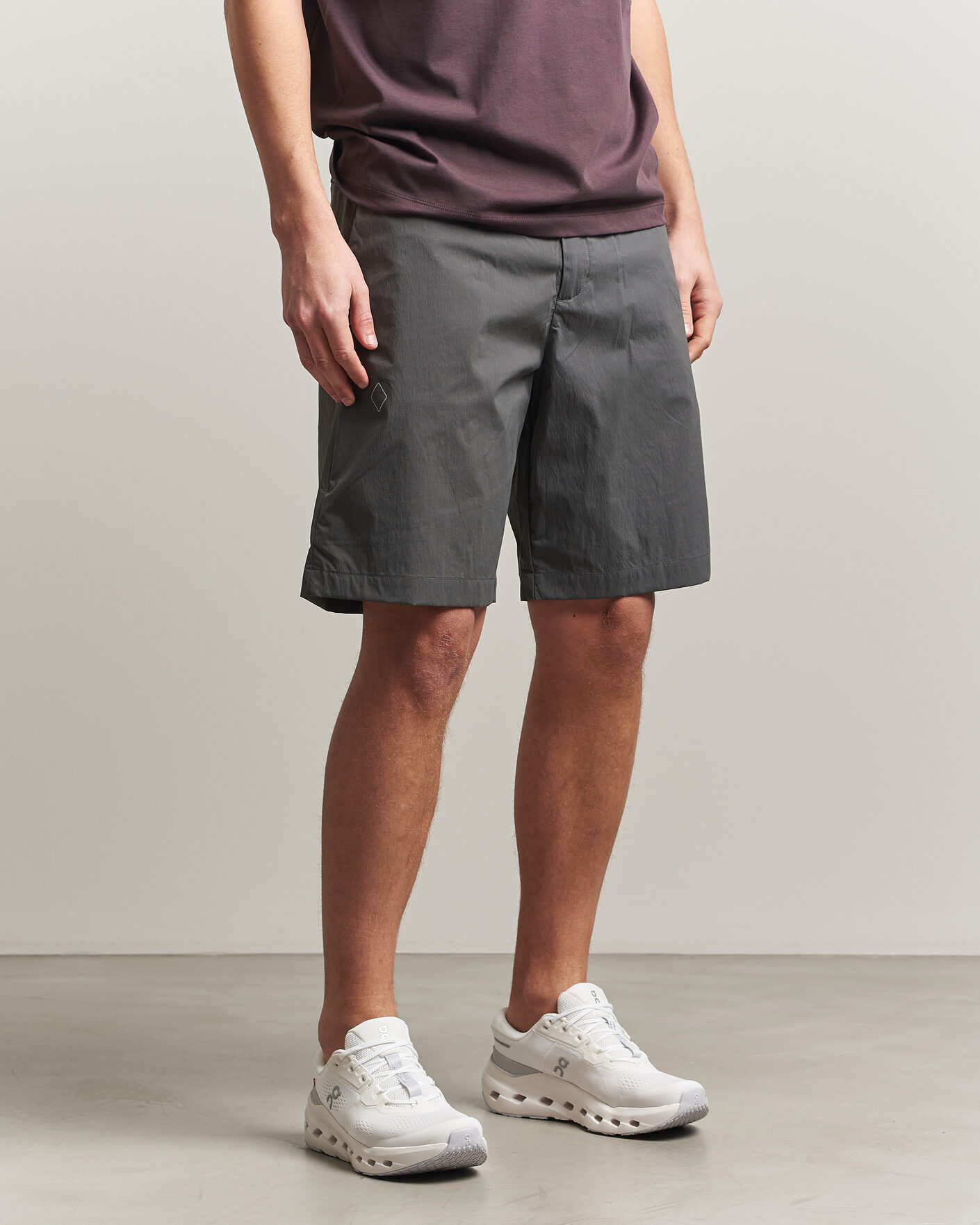 Heren | Korte broek | Pas Normal Studios | Off Race Light Tech Shorts Dark Grey