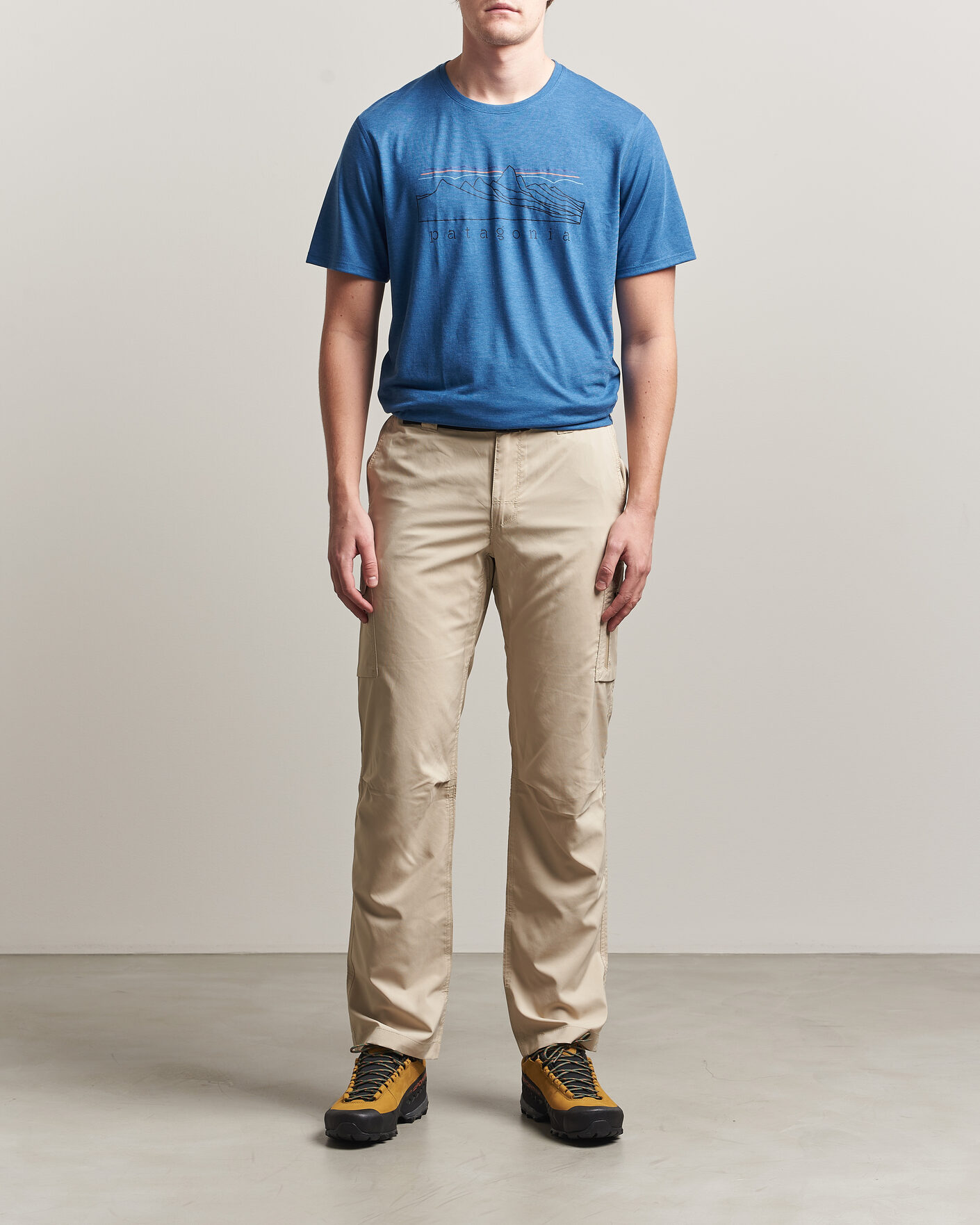 Heren | T-shirts | Patagonia | Cap Cool Trail T-Shirt Aquatic Blue