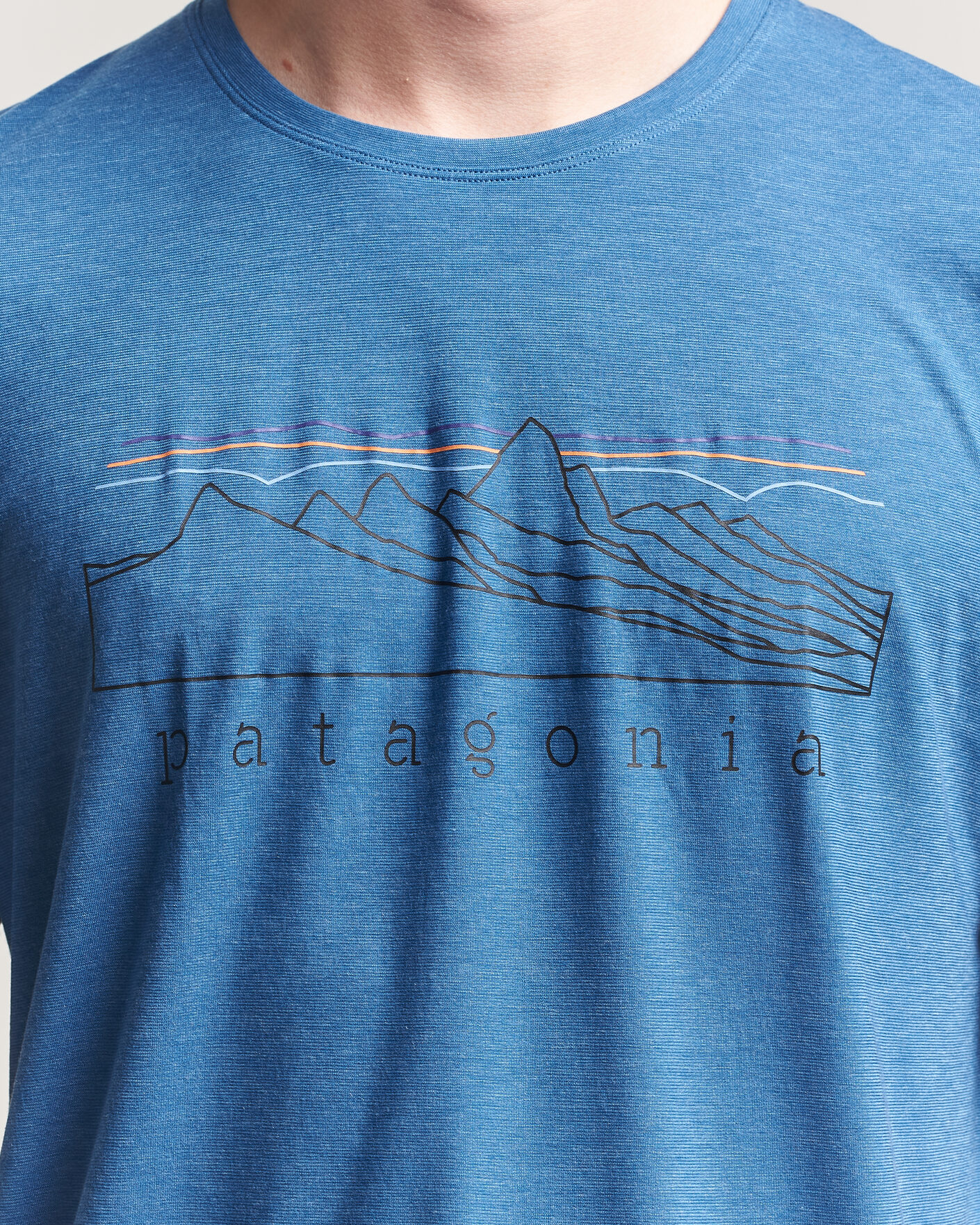 Heren | T-shirts | Patagonia | Cap Cool Trail T-Shirt Aquatic Blue