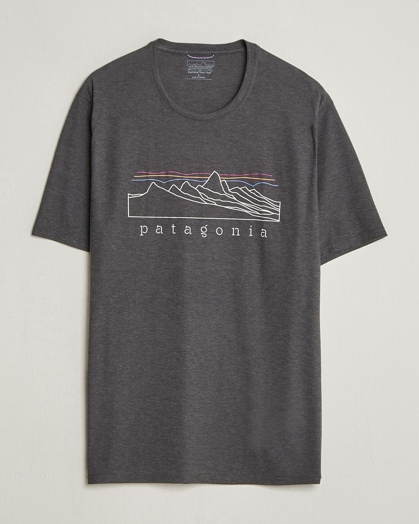 Heren | T-shirts | Patagonia | Cap Cool Trail T-Shirt Ink Black