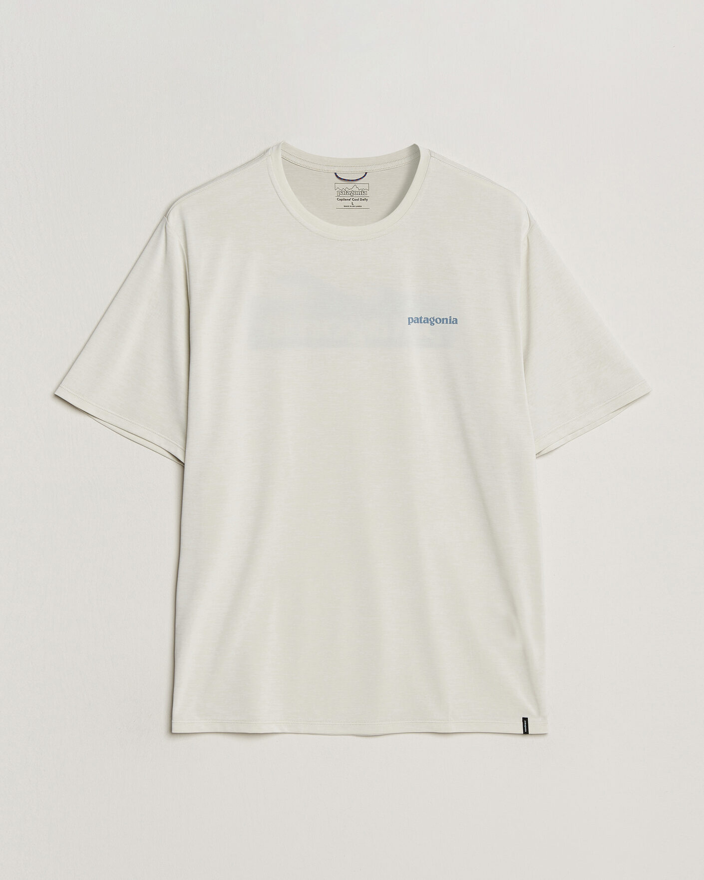 Heren | T-shirts | Patagonia | Cap Cool Daily Logo T-Shirt Dyno White