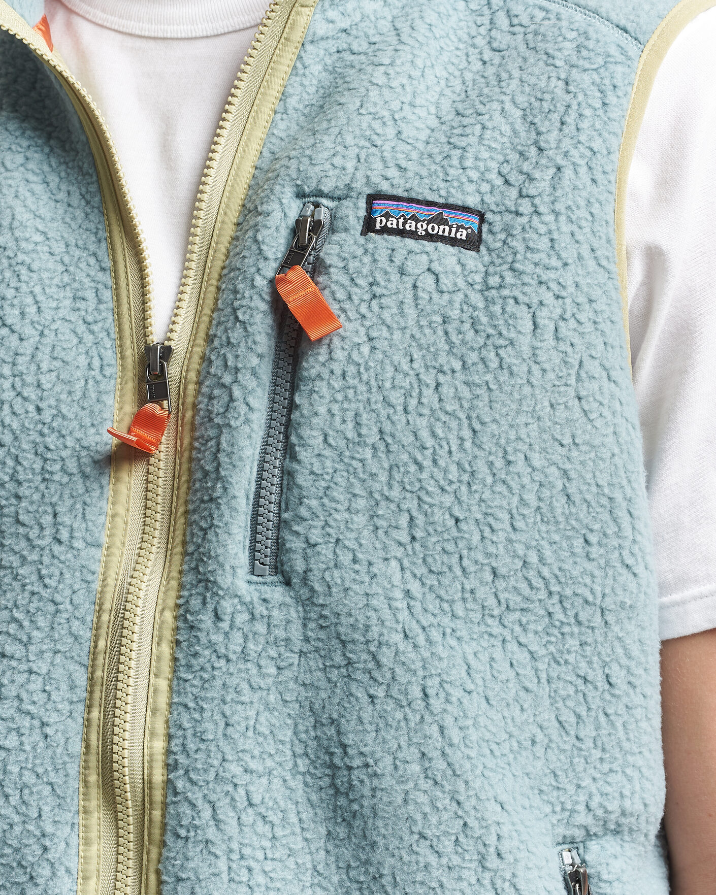 Heren | Truien | Patagonia | Retro Pile Vest Blue Sage