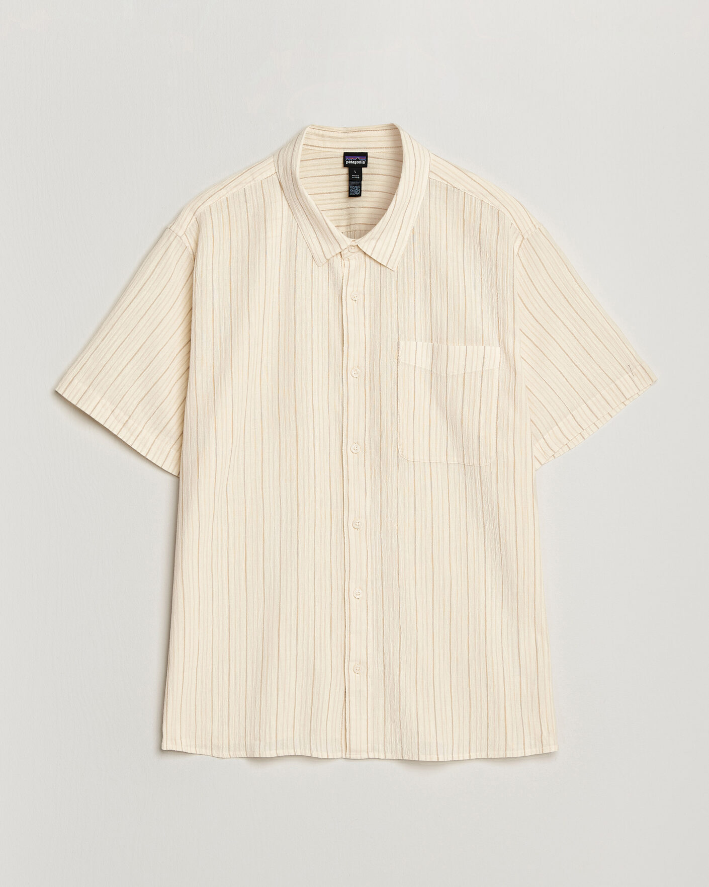 Heren | Overhemden | Patagonia | AC Short Sleeve Shirt Natural