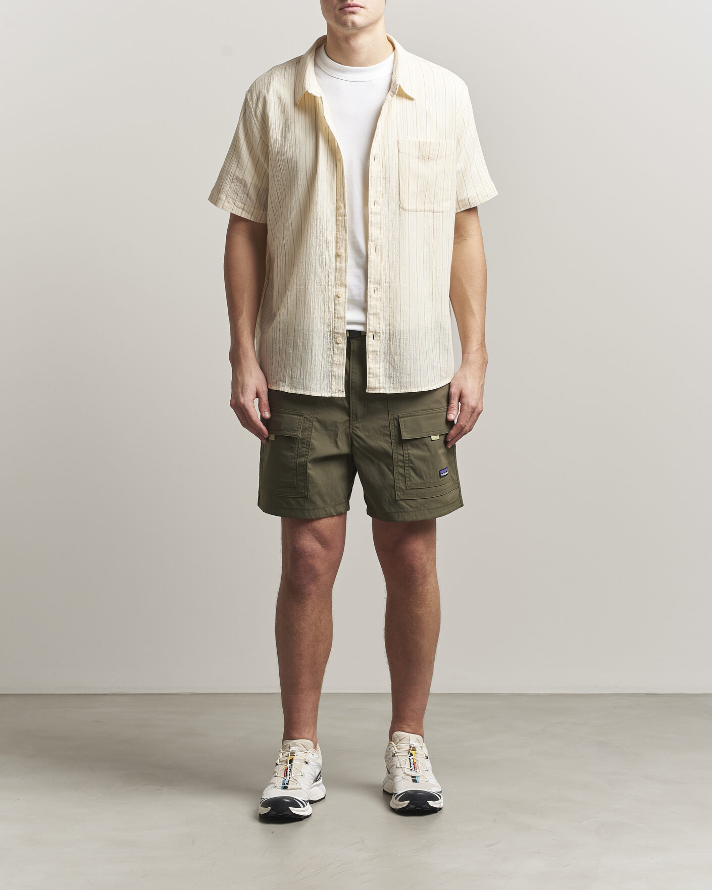 Heren | Overhemden | Patagonia | AC Short Sleeve Shirt Natural