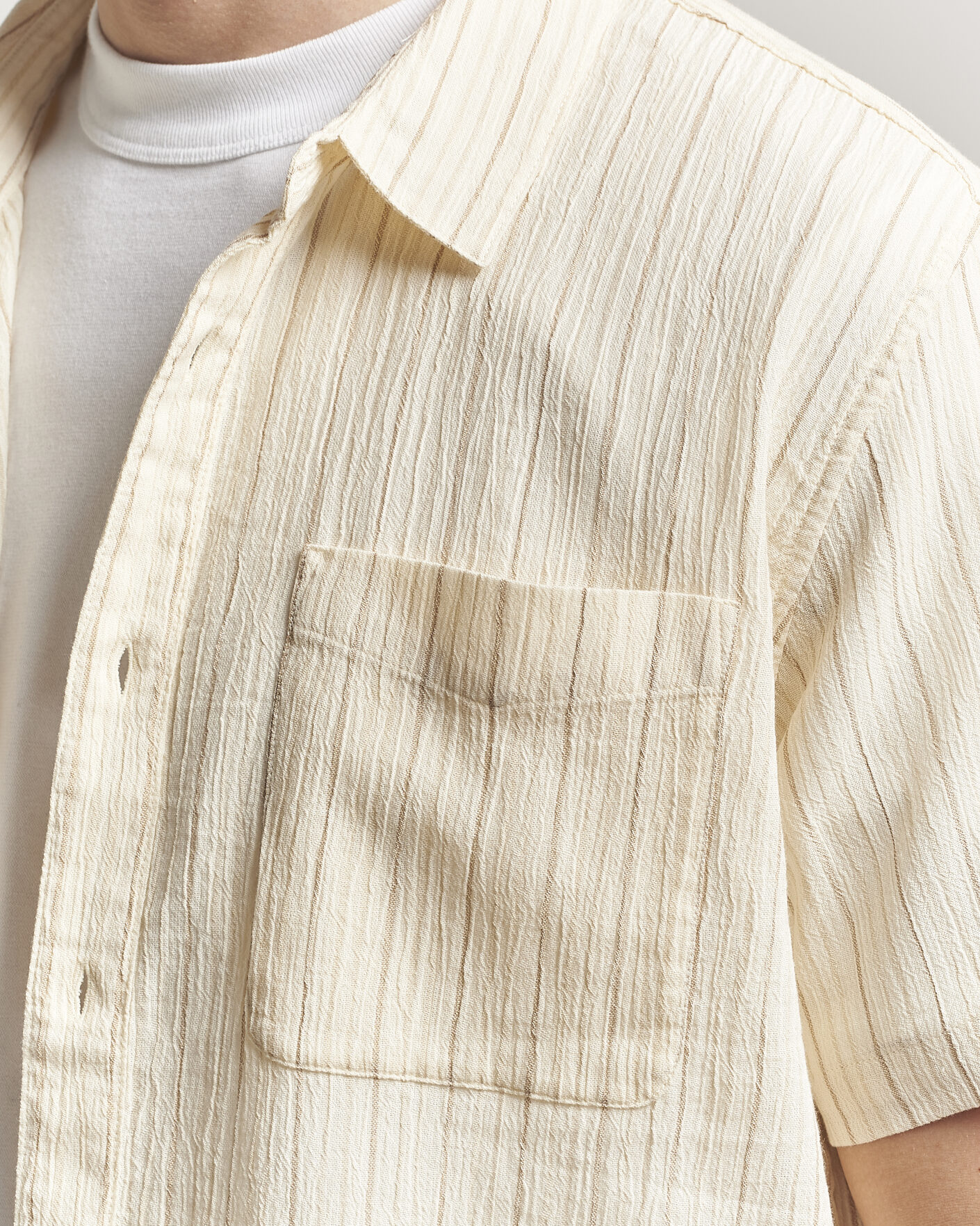 Heren | Overhemden | Patagonia | AC Short Sleeve Shirt Natural