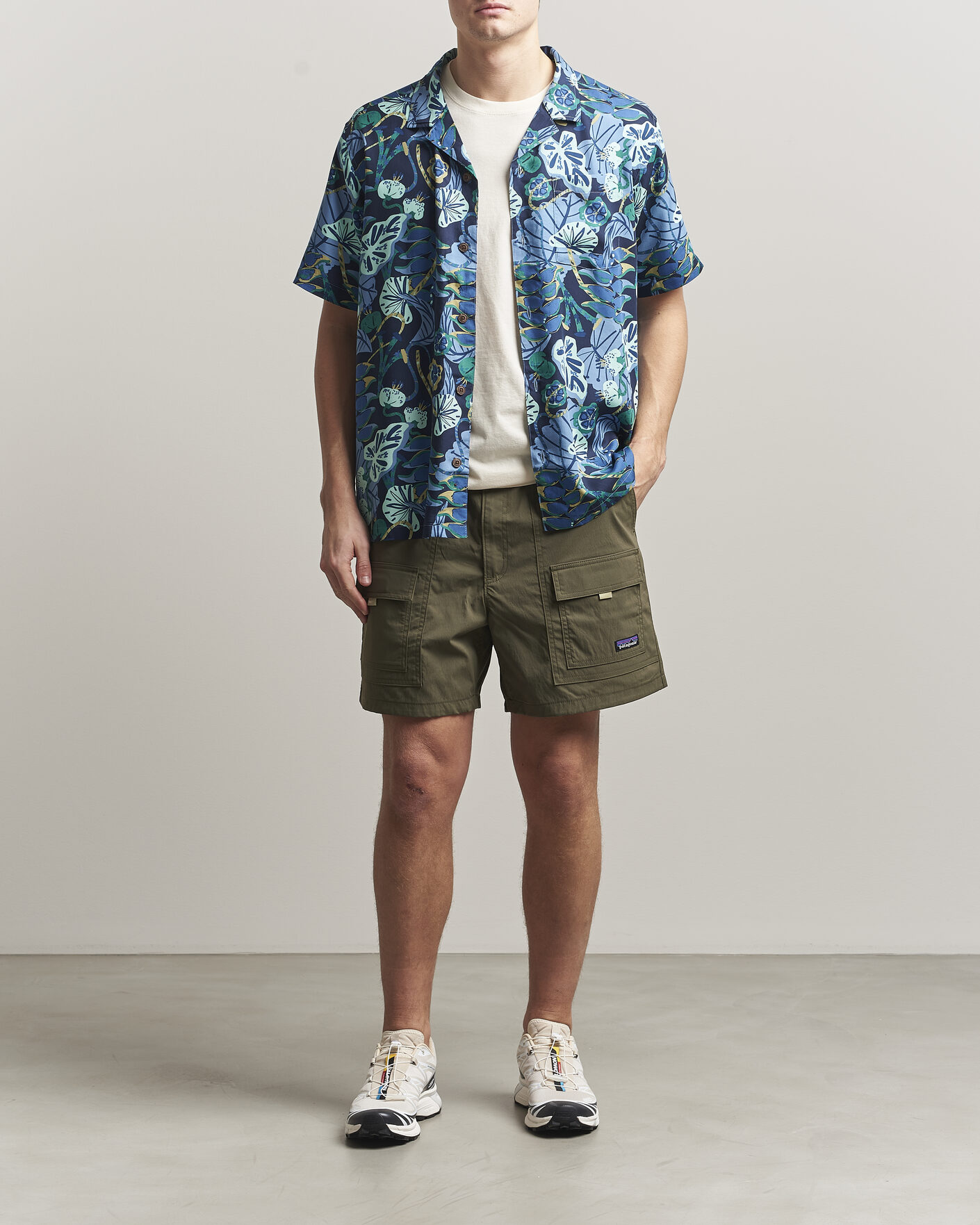Heren | Overhemden | Patagonia | Tidal Threads Short Sleeve Shirt New Navy