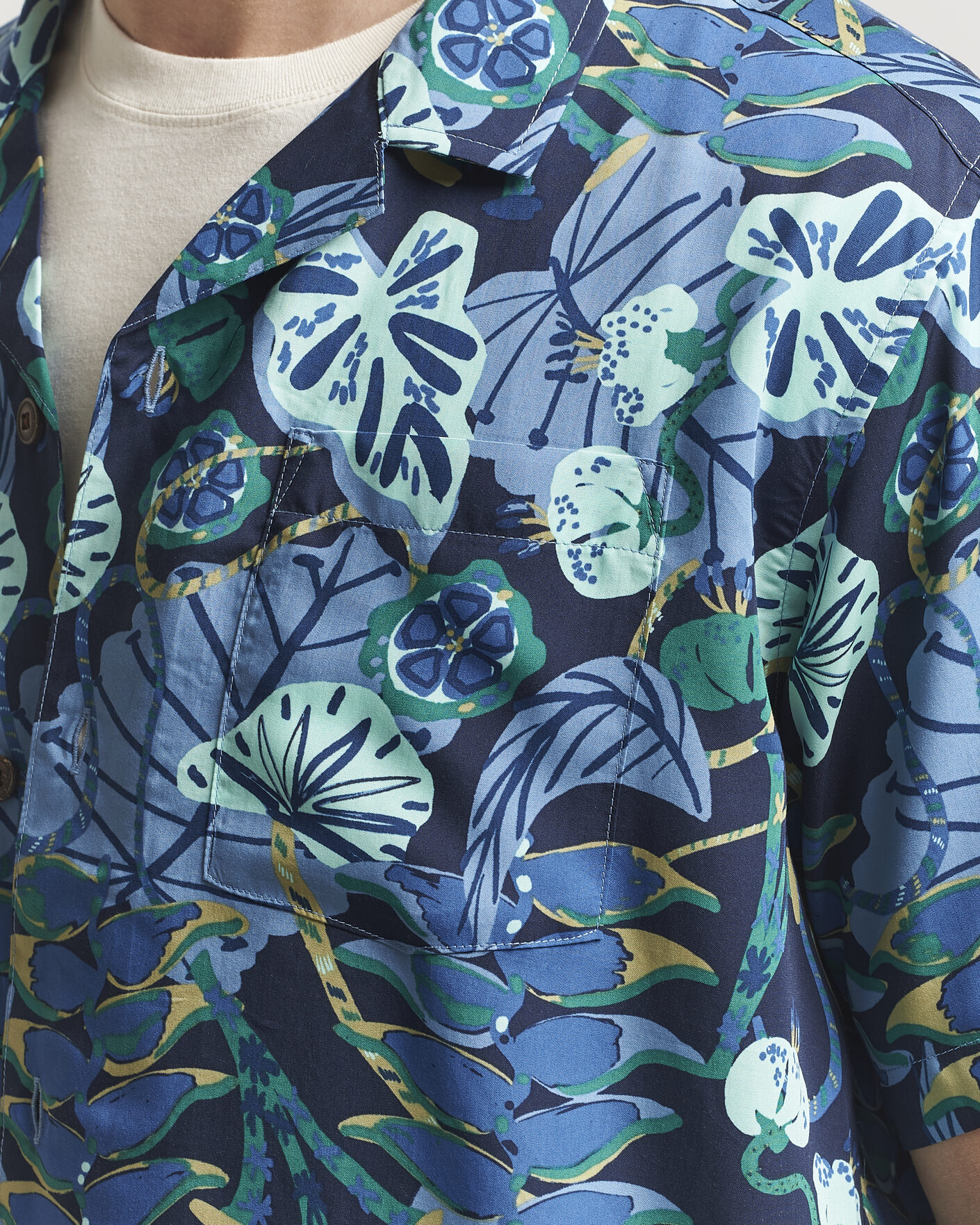 Heren | Overhemden | Patagonia | Tidal Threads Short Sleeve Shirt New Navy