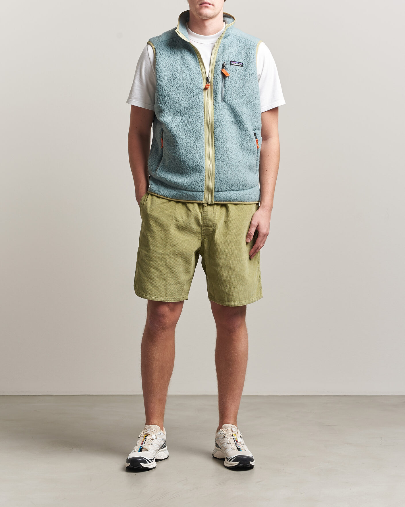 Heren | Korte broek | Patagonia | Corduroy Volley Shorts Green