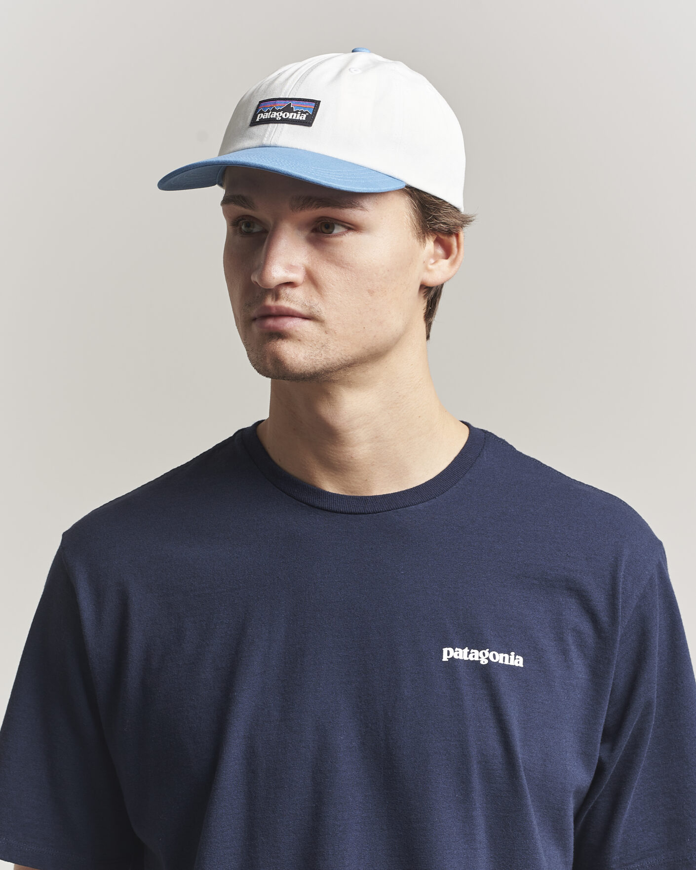 Heren | Hoeden en petten | Patagonia | P-6 Label Trad Cap Shore Blue