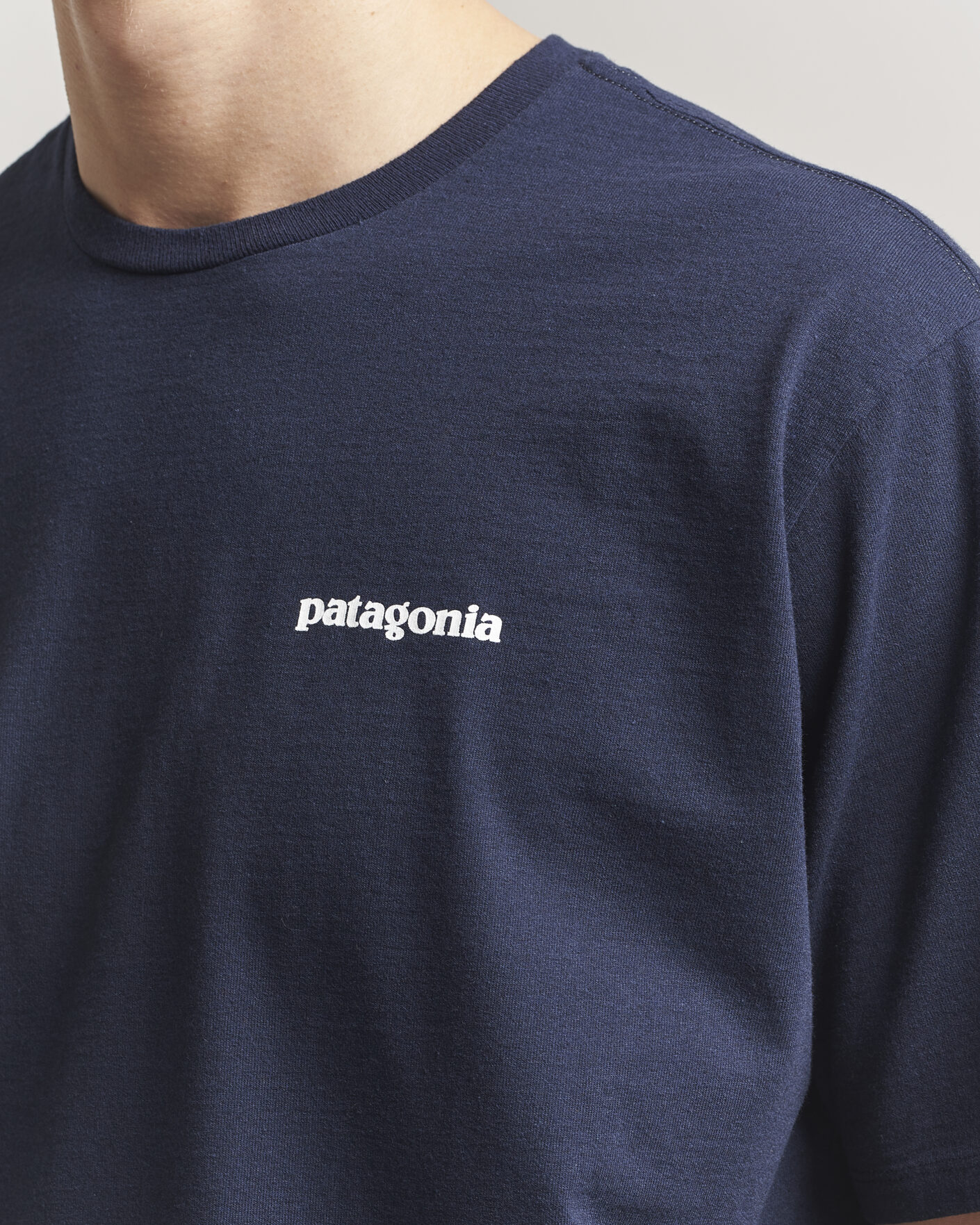 Heren | T-shirts | Patagonia | P-6 Logo T-Shirt New Navy