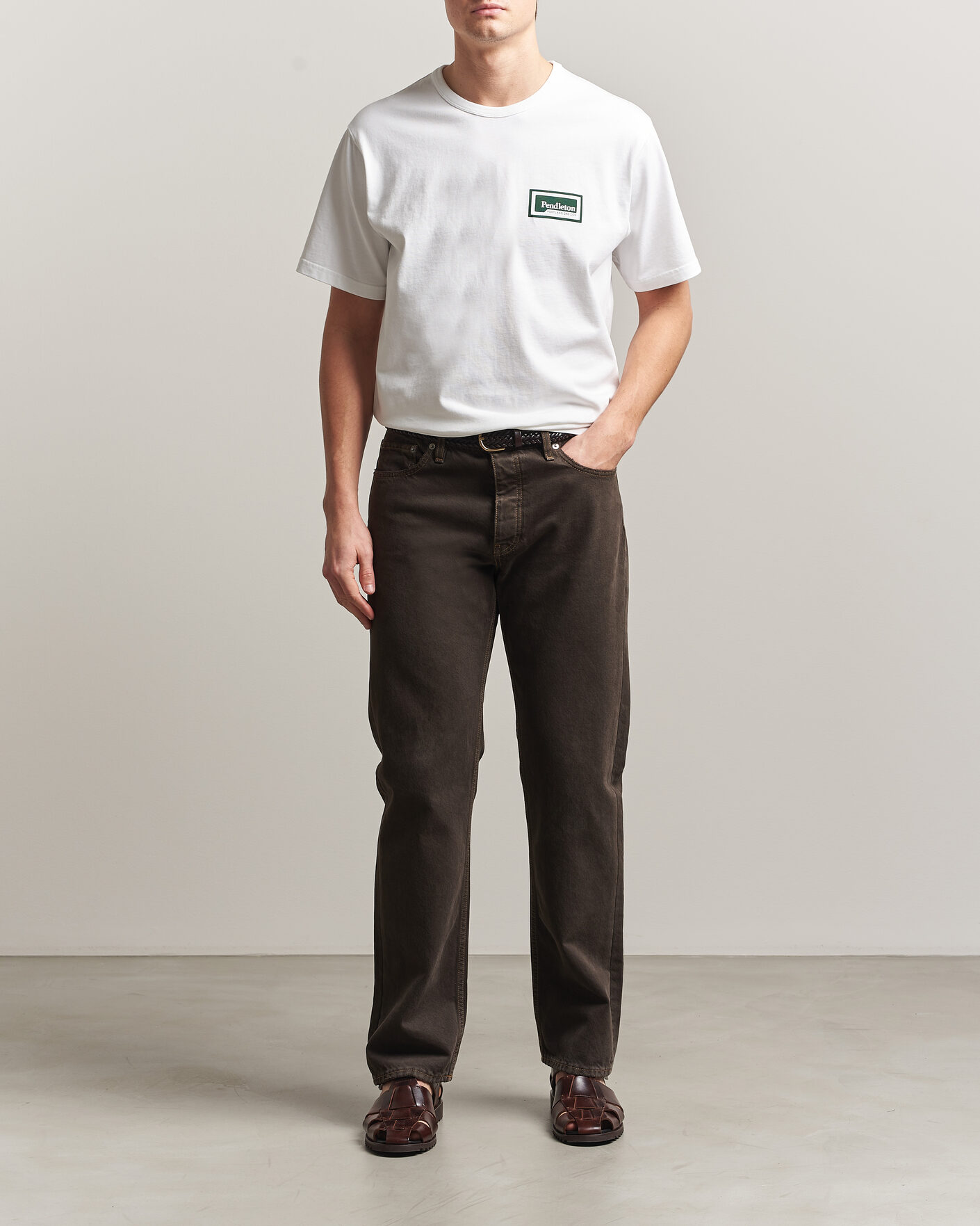 Heren | T-shirts | Pendleton | Patch Graphic Tee White