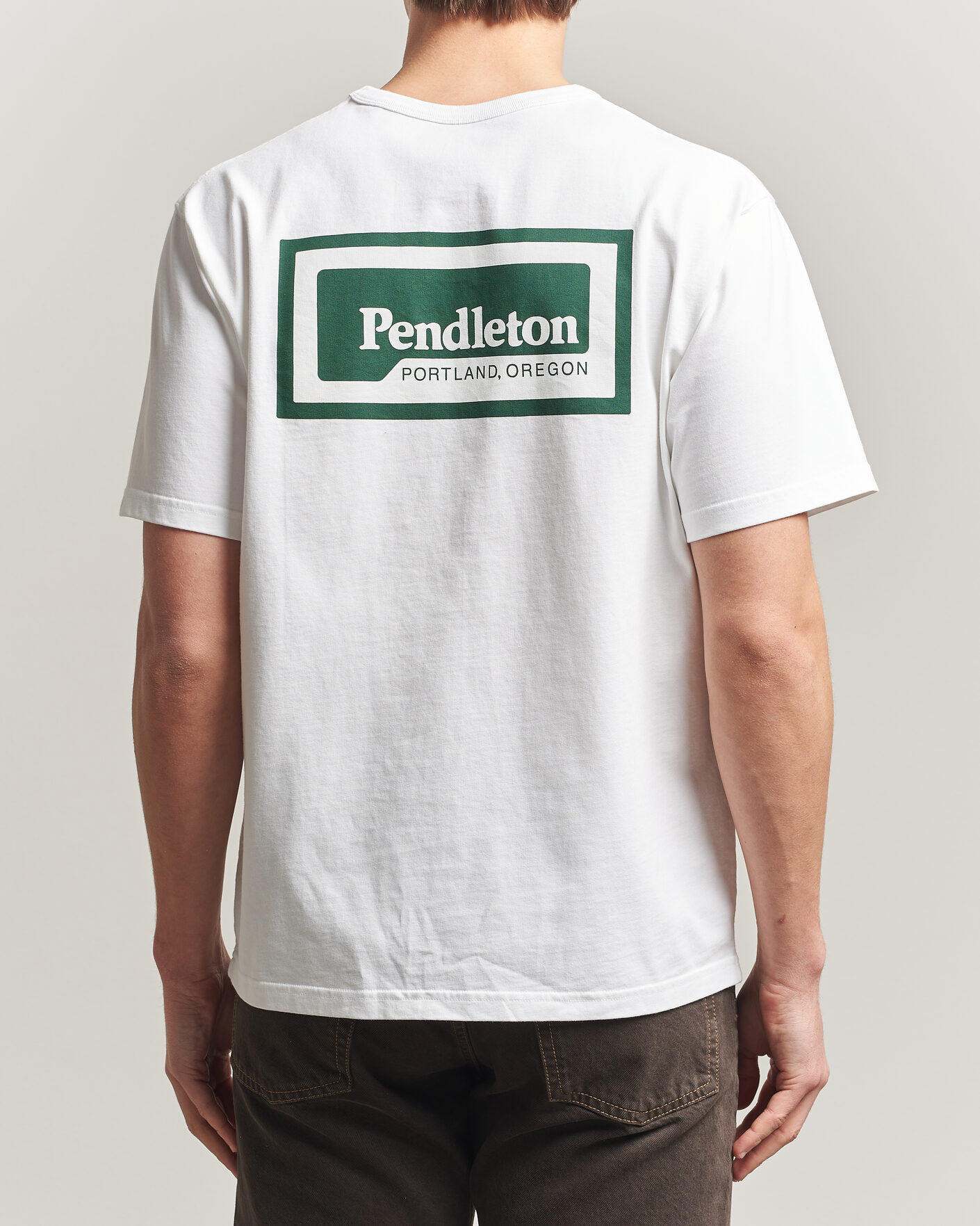 Heren | T-shirts | Pendleton | Patch Graphic Tee White