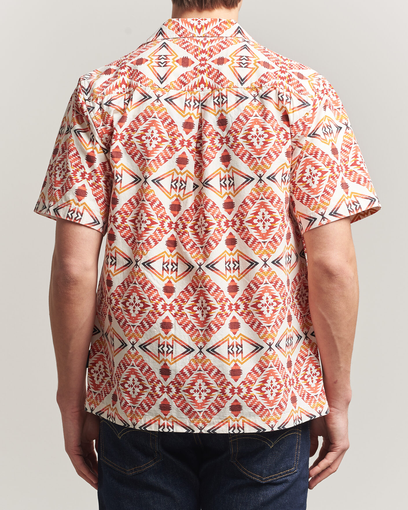 Heren | Overhemden | Pendleton | Camp Shirt Thunder Earthquake/Cream