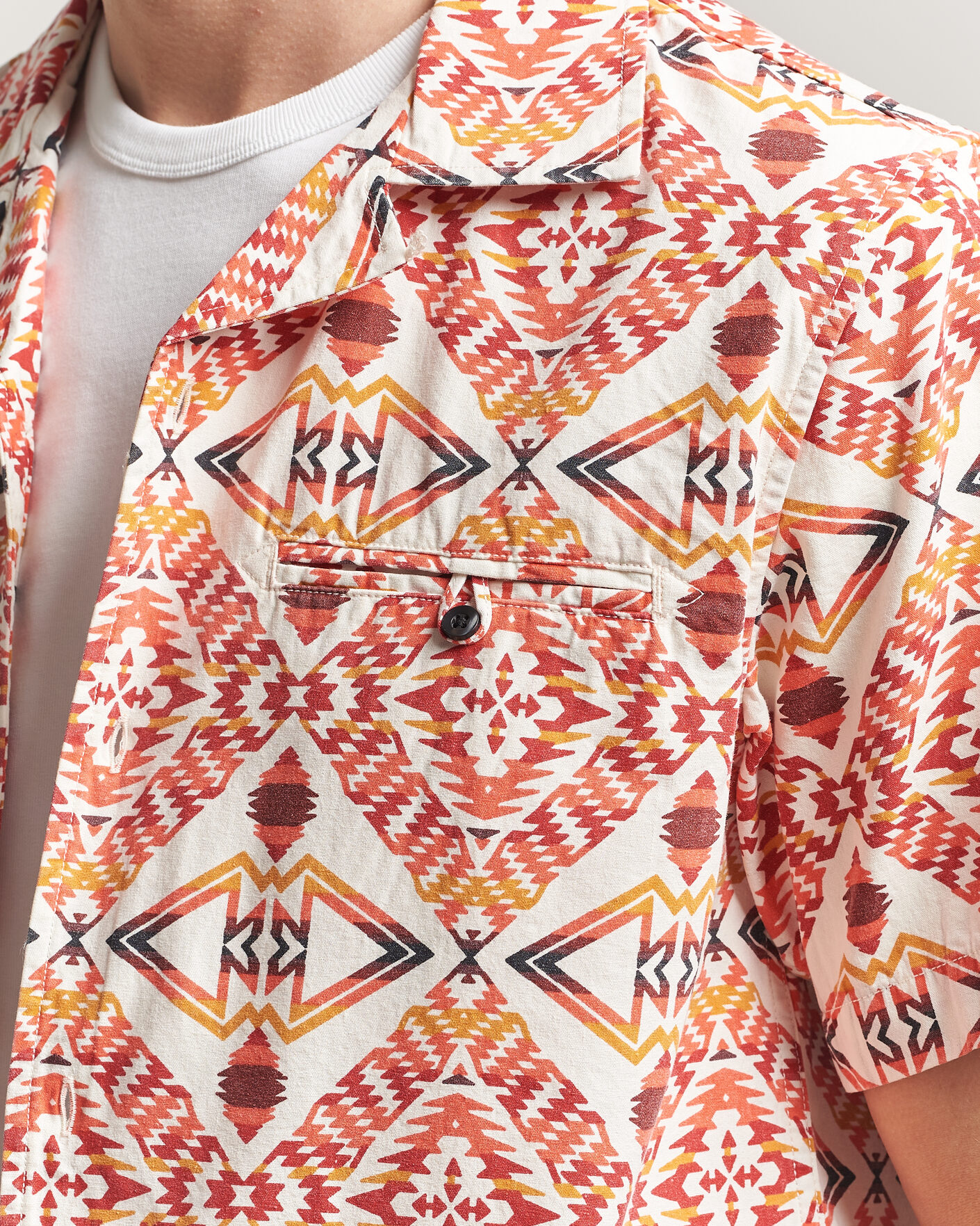 Heren | Overhemden | Pendleton | Camp Shirt Thunder Earthquake/Cream
