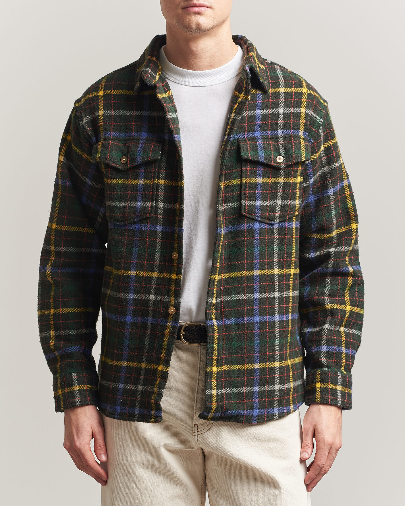 Heren | Overhemden | Pendleton | Big Pocket Shirt Peat